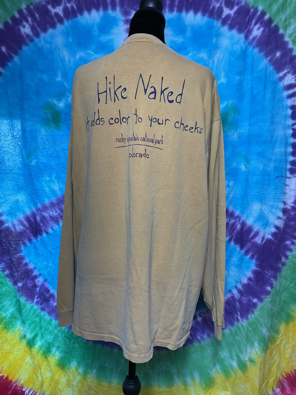 Colors Hike Naked Rocky Mountain National Park LS Shirt L
