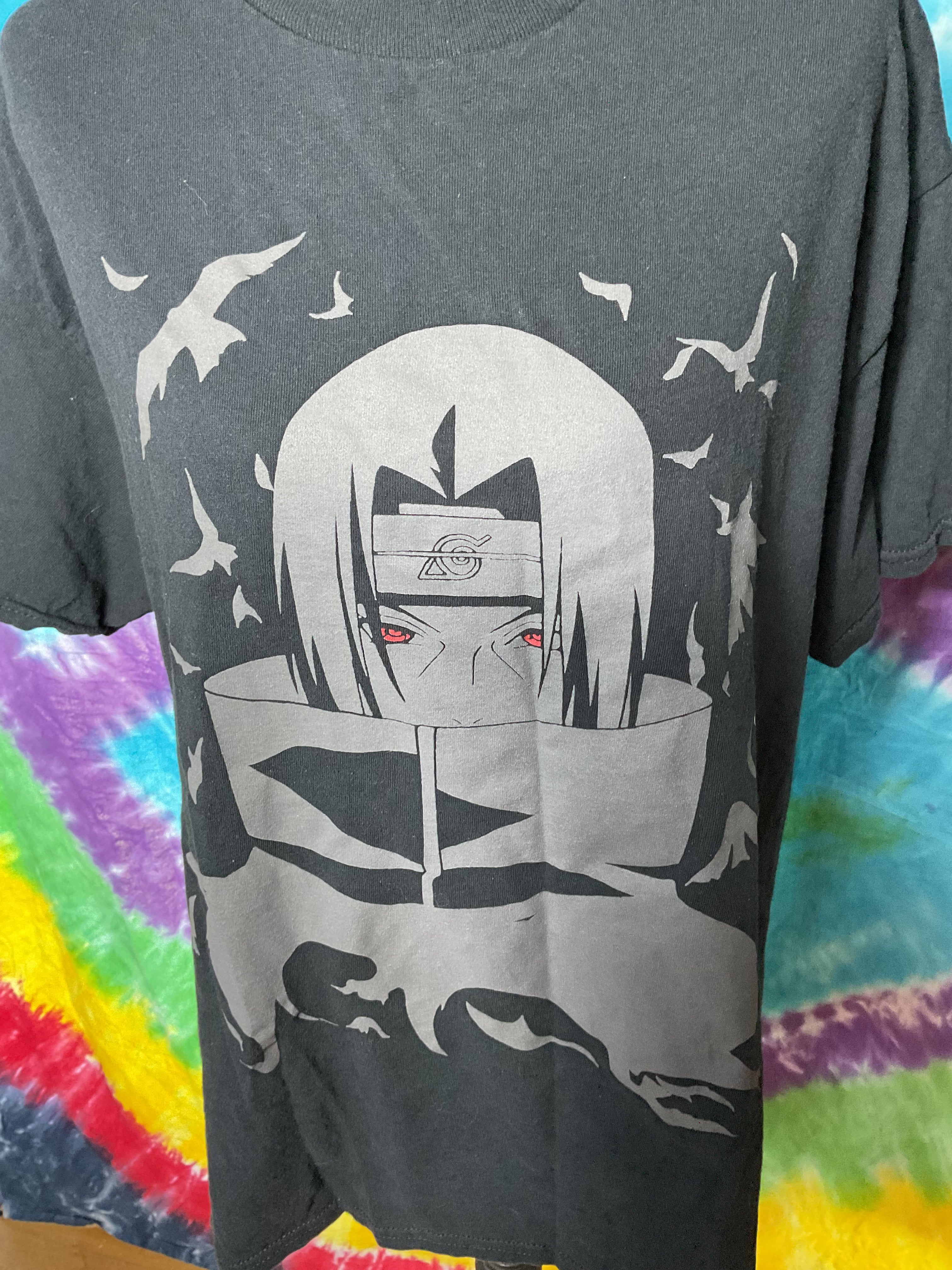 Naruto Shippuden Itachi Uchiha Ripple Junction Graphic Shirt L