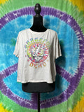 Old Navy Grateful Dead Steal Your Face Tie Dye Graphic Crop Top L