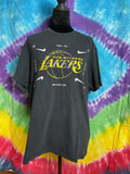 Nike Los Angeles Lakers Coordinate T-Shirt Black Graphic Tee M