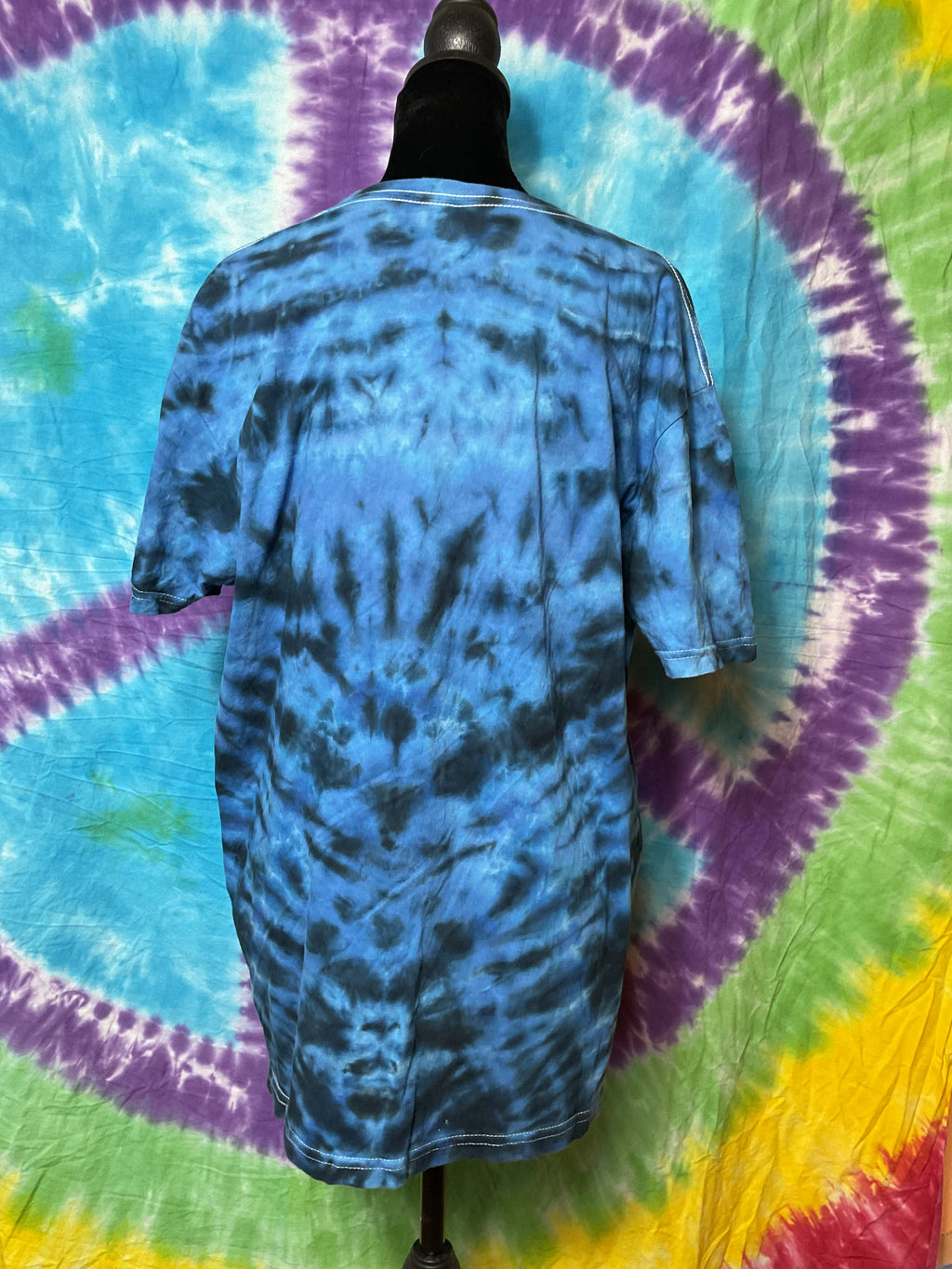 Gildan Softstyle Steal Your Face Bear Tie Dye Shirt L