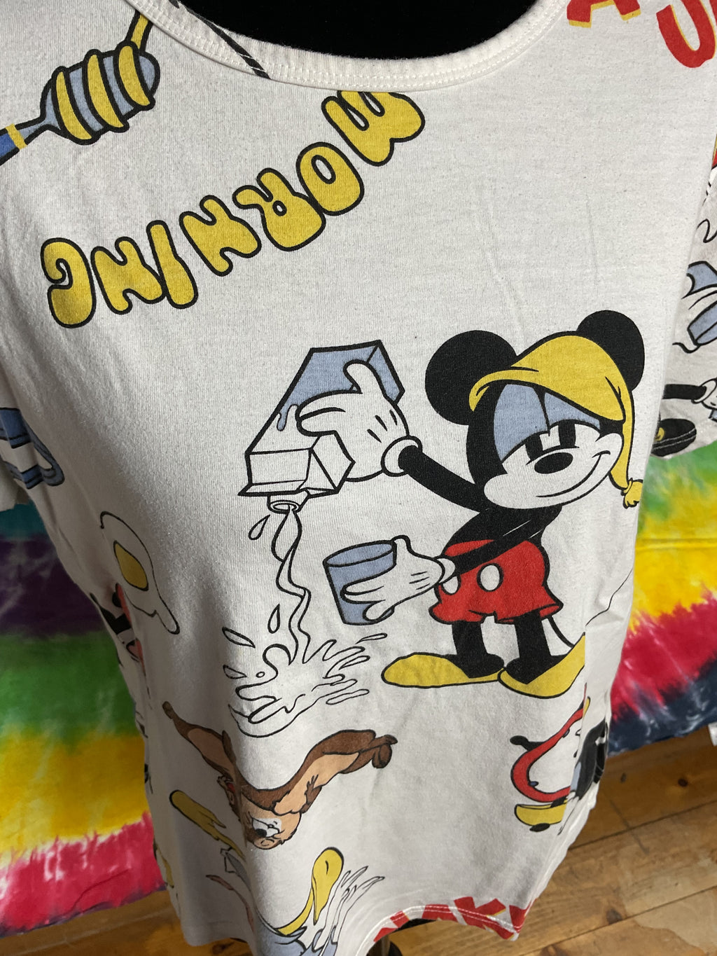 Disney x Max Mickey Mouse Friends AOP Shirt Medium