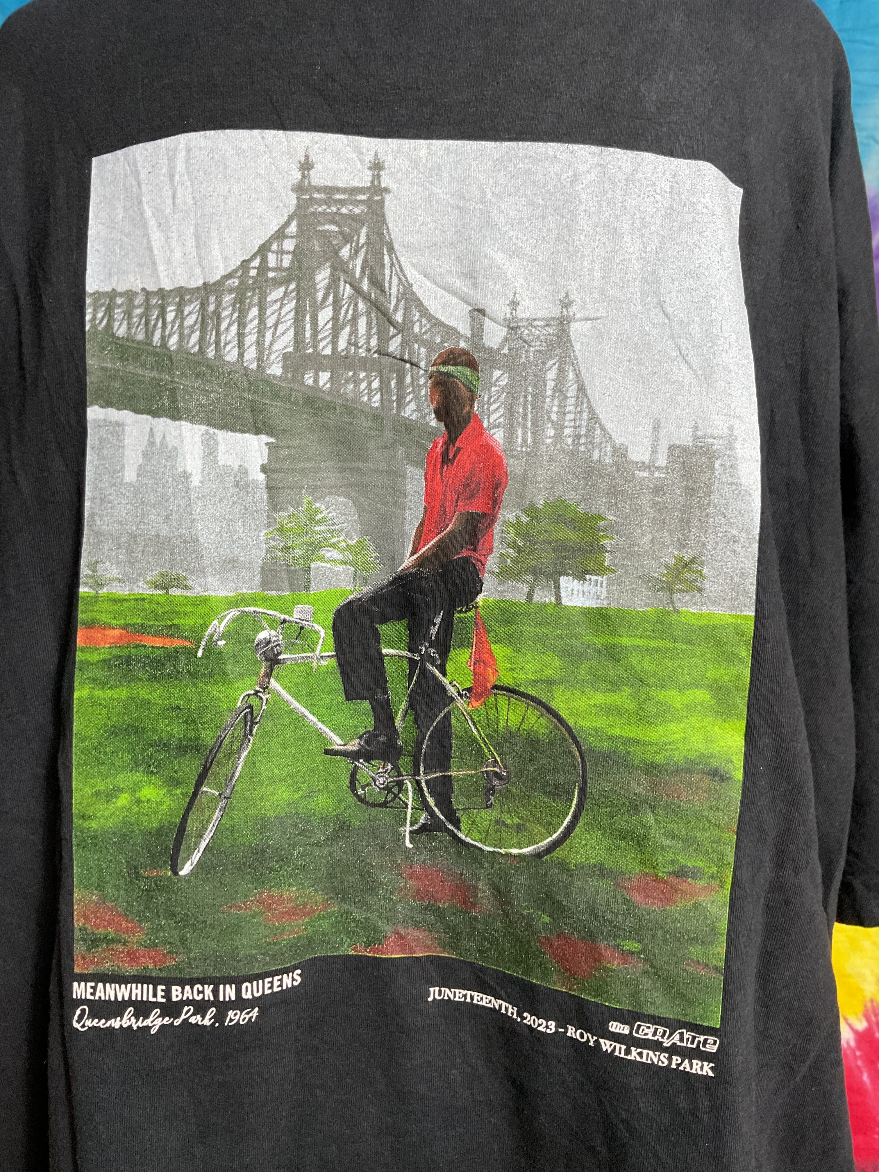 The Crate NY Meanwhile Back In Queens Juneteenth 2023 Tee XL