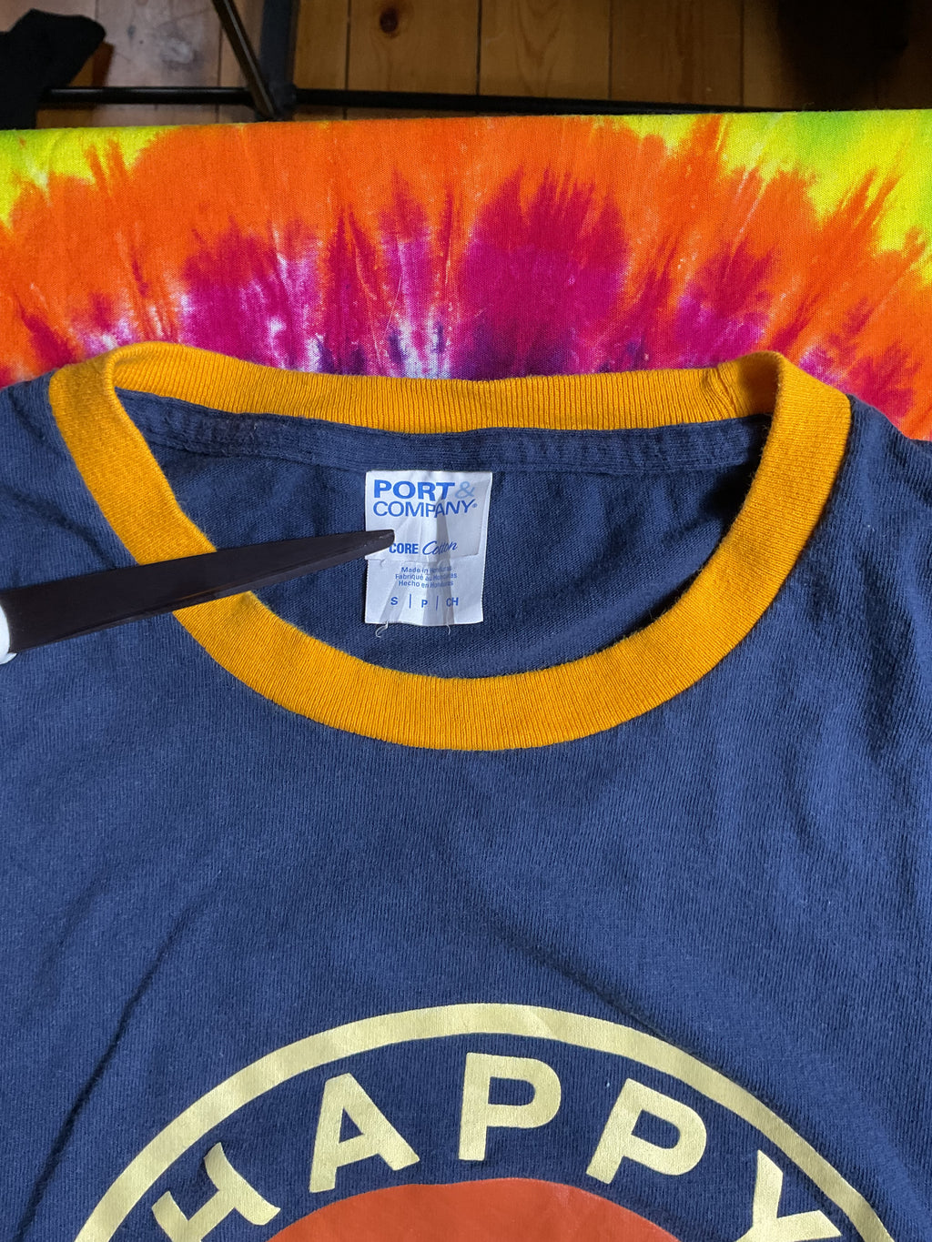 Happy Camper" Retro Style Ringer Tee