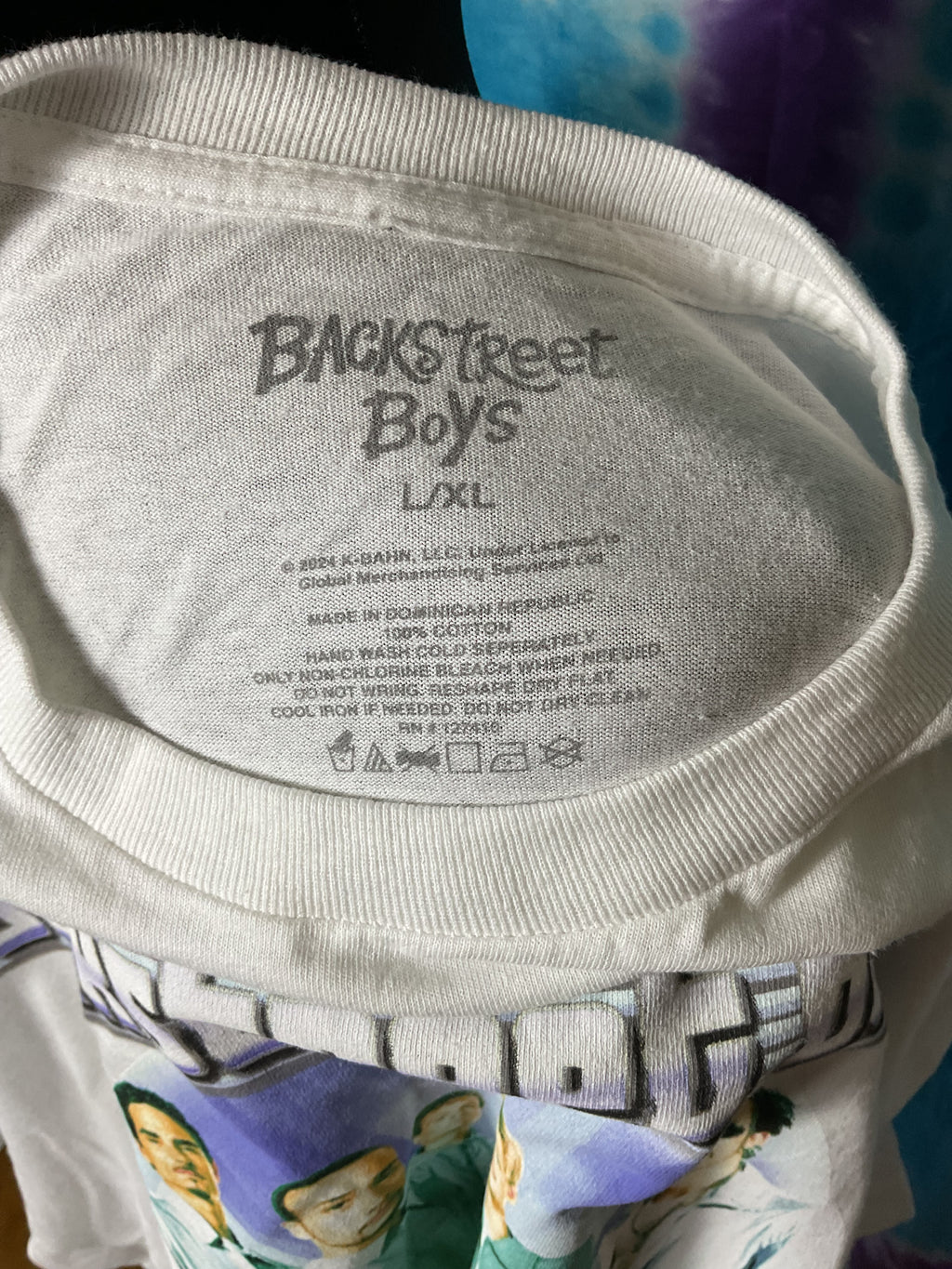Backstreet Boys Millennium Tour White Graphic T-Shirt L/XL New
