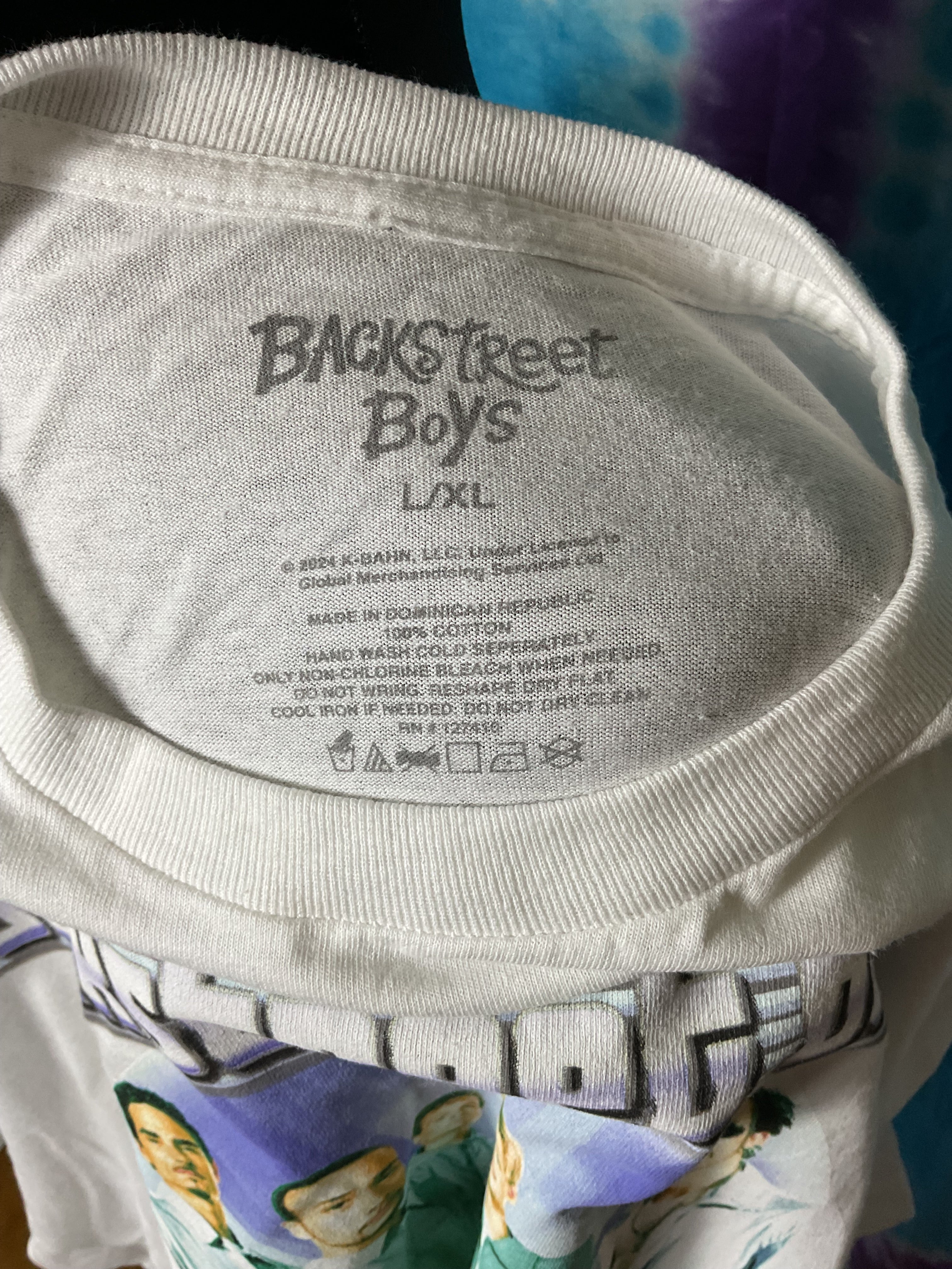 Backstreet Boys Millennium Tour White Graphic T-Shirt L/XL New