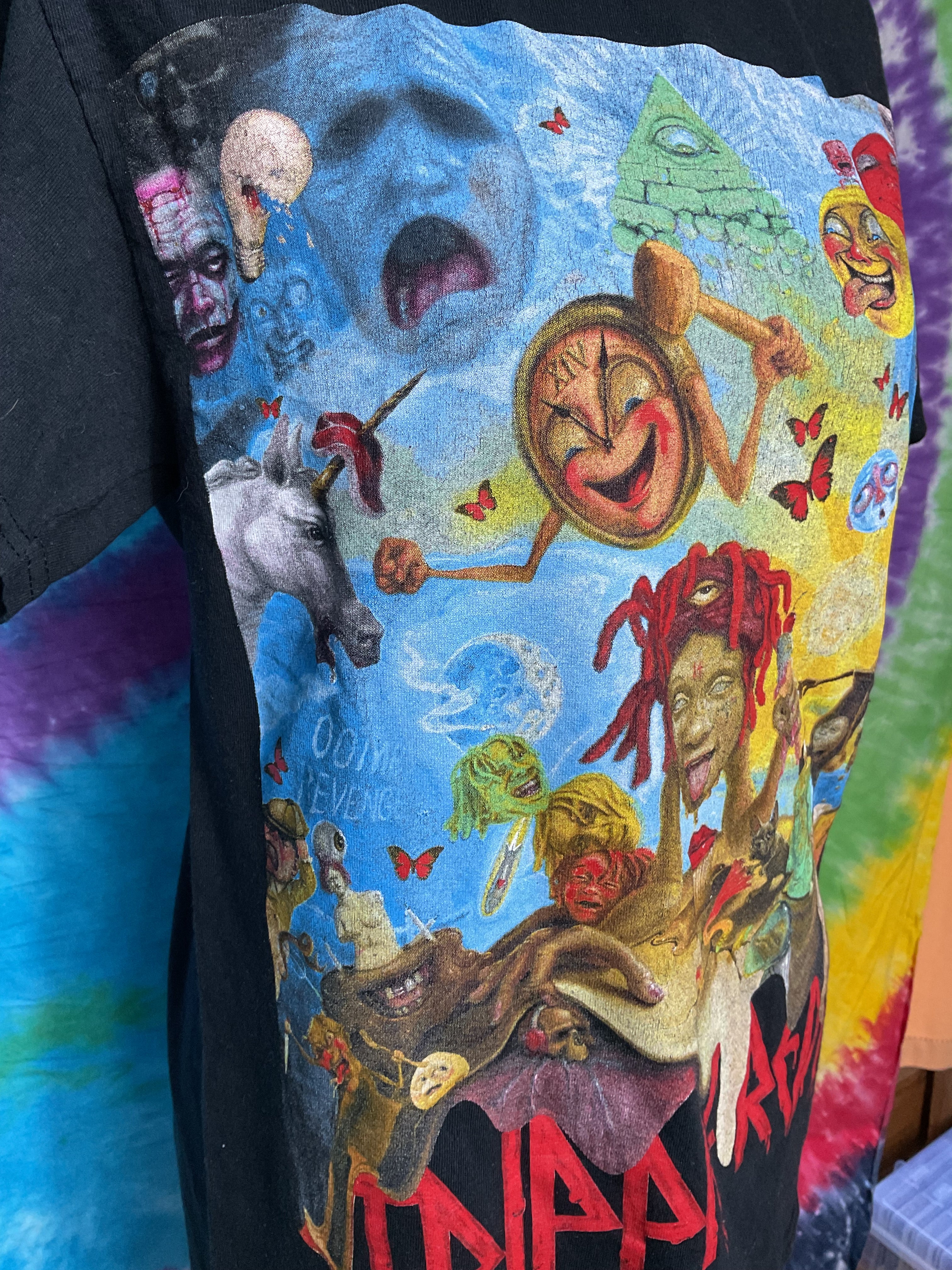 Trippie Redd Life's A Trip Album Cover Graphic T-Shirt Small