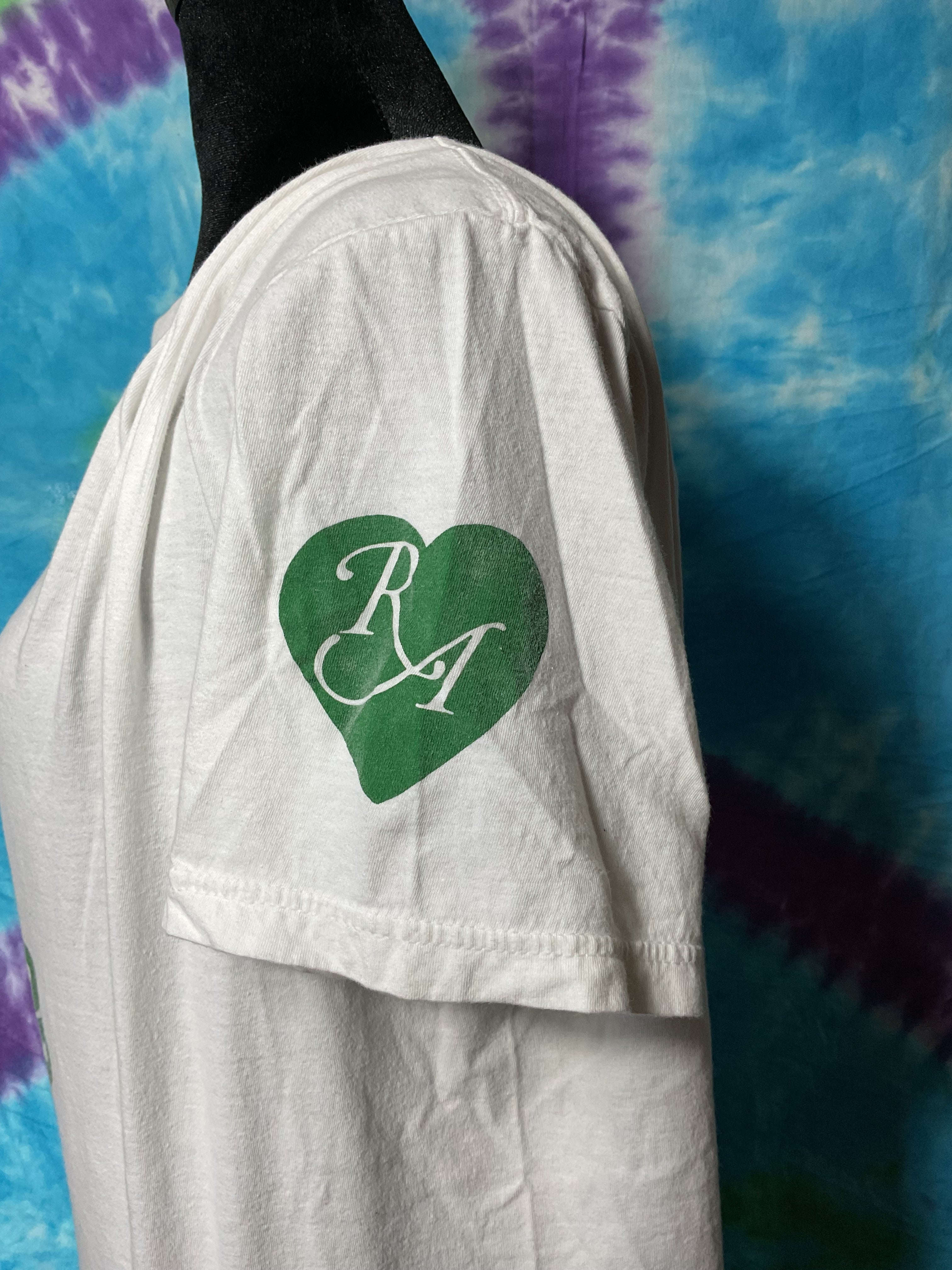 Inspire GOOD Real Acts Heart Logo Graphic Tee White Softstyle XL