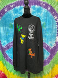 Grateful Dead Dancing Bears Long Sleeve Graphic Tee Black XL