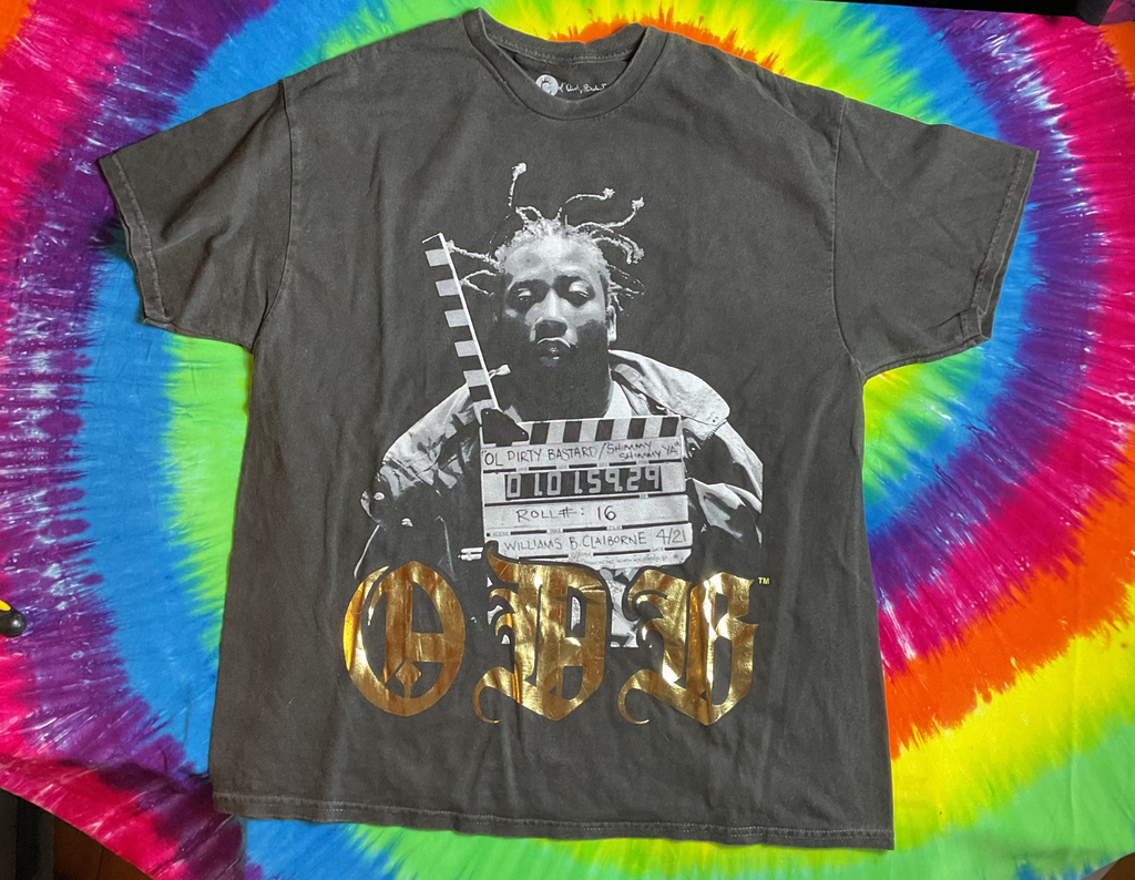 Ol' Dirty Bastard ODB Shimmy Shimmy Ya Graphic T-Shirt Large L