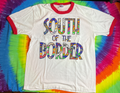 Vintage 80s South of the Border Ringer T-Shirt XL Single Stitch