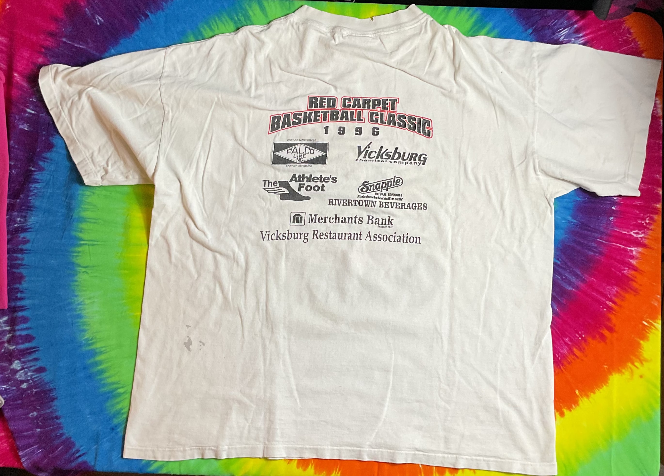 Vintage 1996 Red Carpet Basketball Classic Tee Fila USA XL