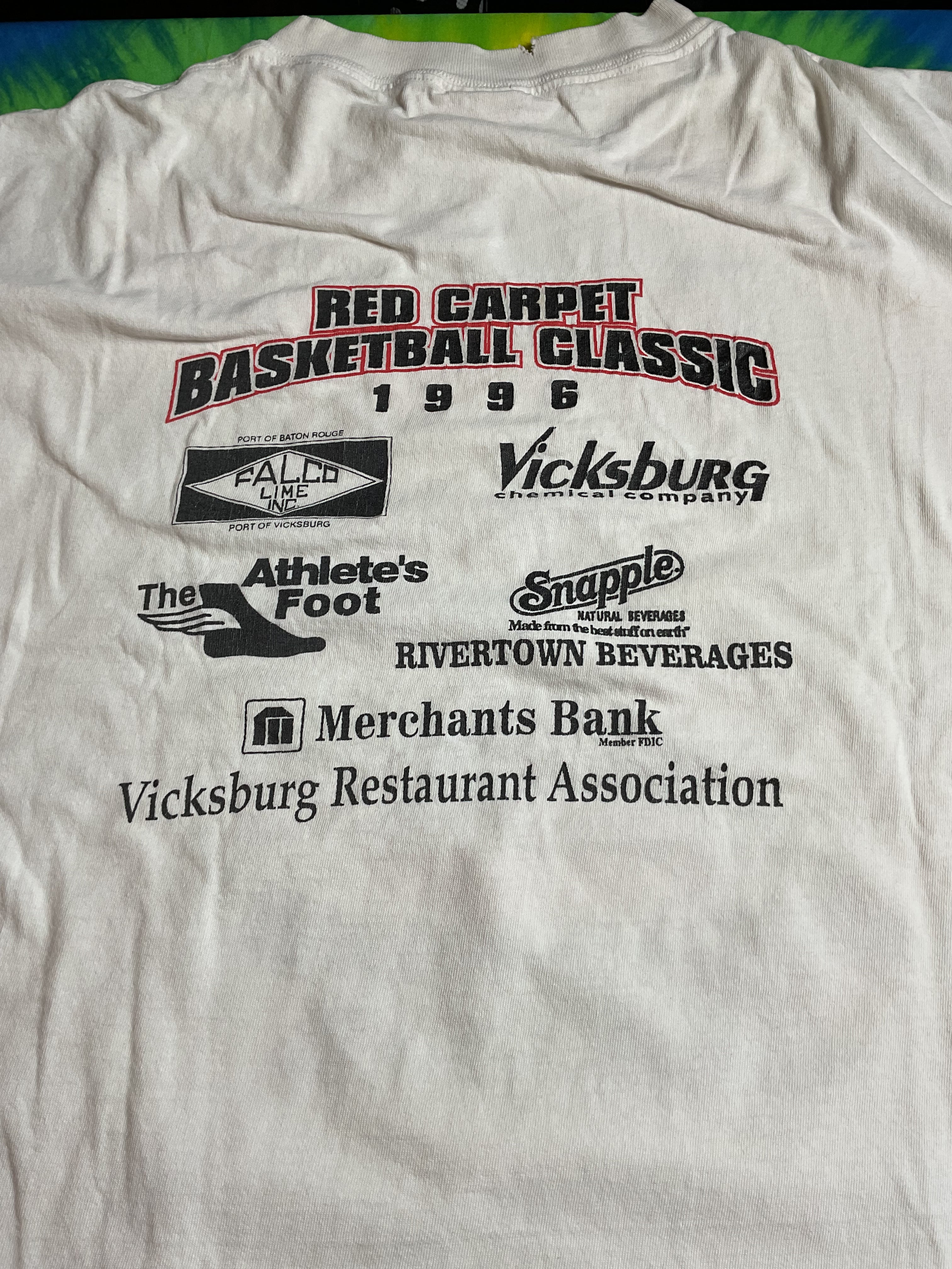 Vintage 1996 Red Carpet Basketball Classic Tee Fila USA XL