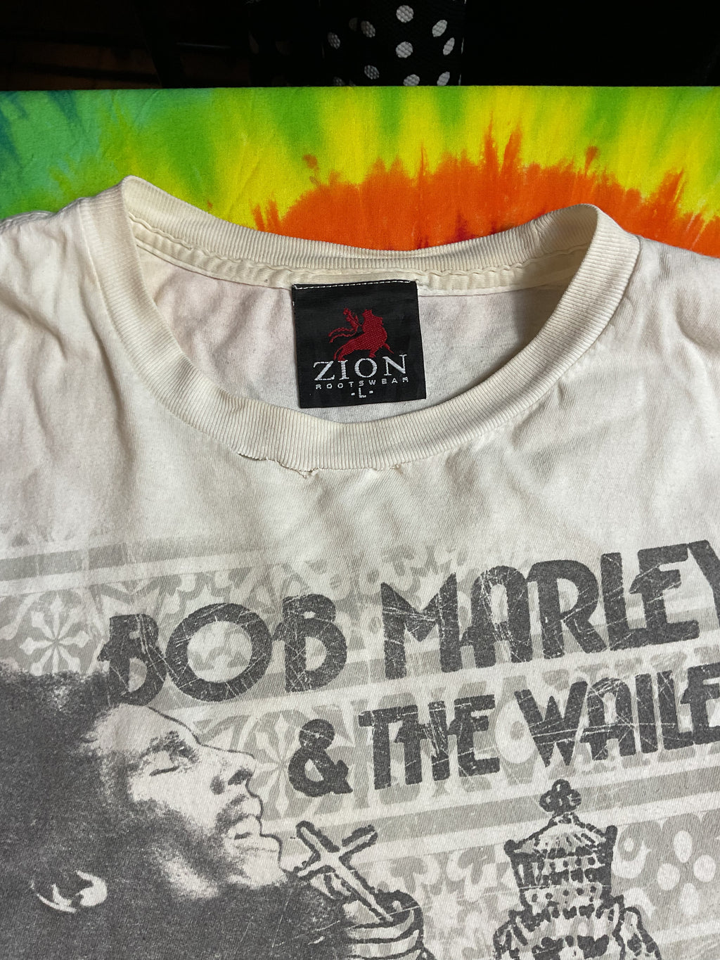 Bob Marley Exodus Europe 1977 Graphic T-Shirt Zion Rootswear L