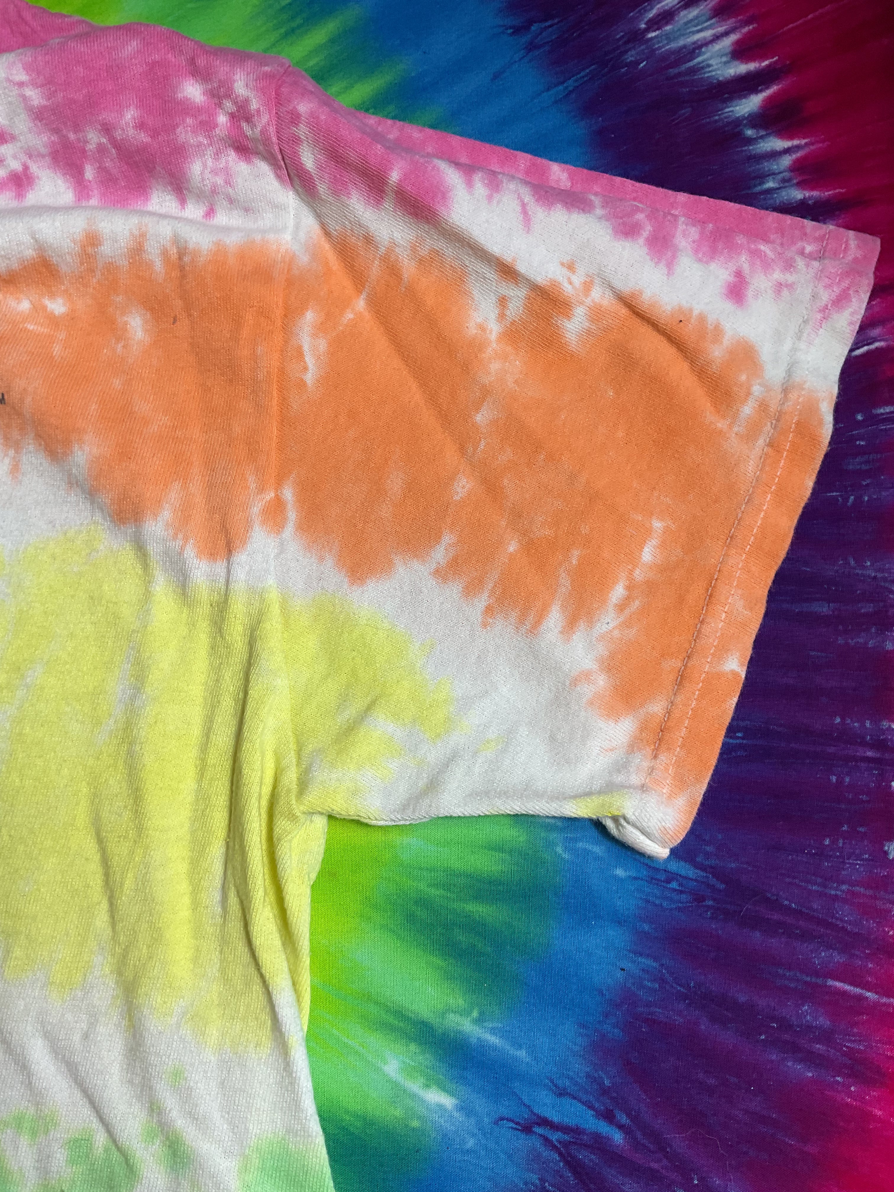 Liquid Blue Woodstock Tie Dye Shirt 3 Days of Peace Music Love XL