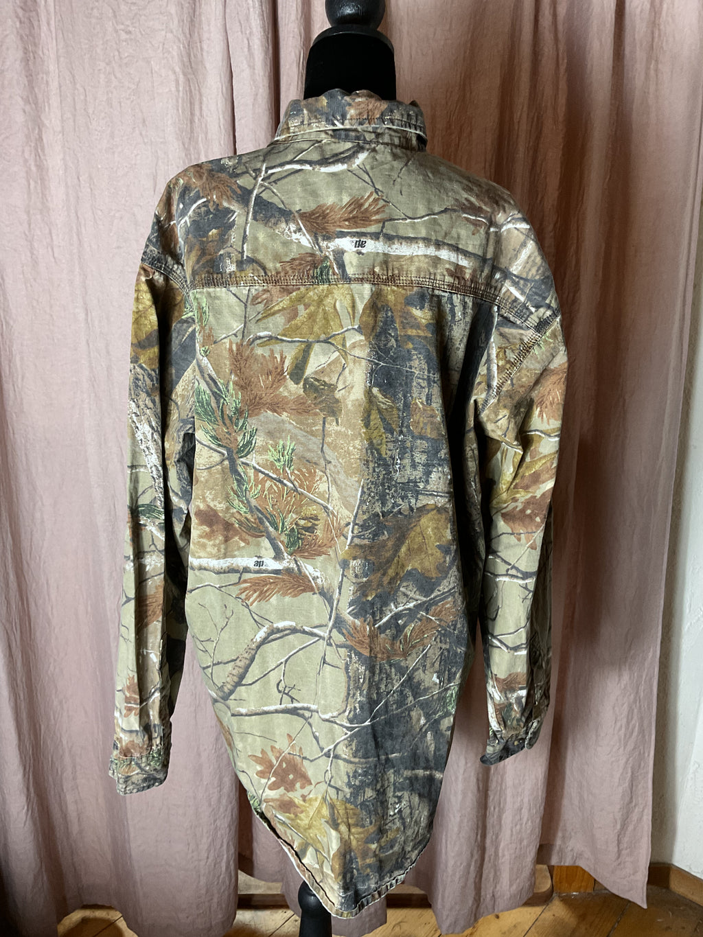 Game Winner RealTree Camo Long Sleeve Button Down Shirt - Men's L