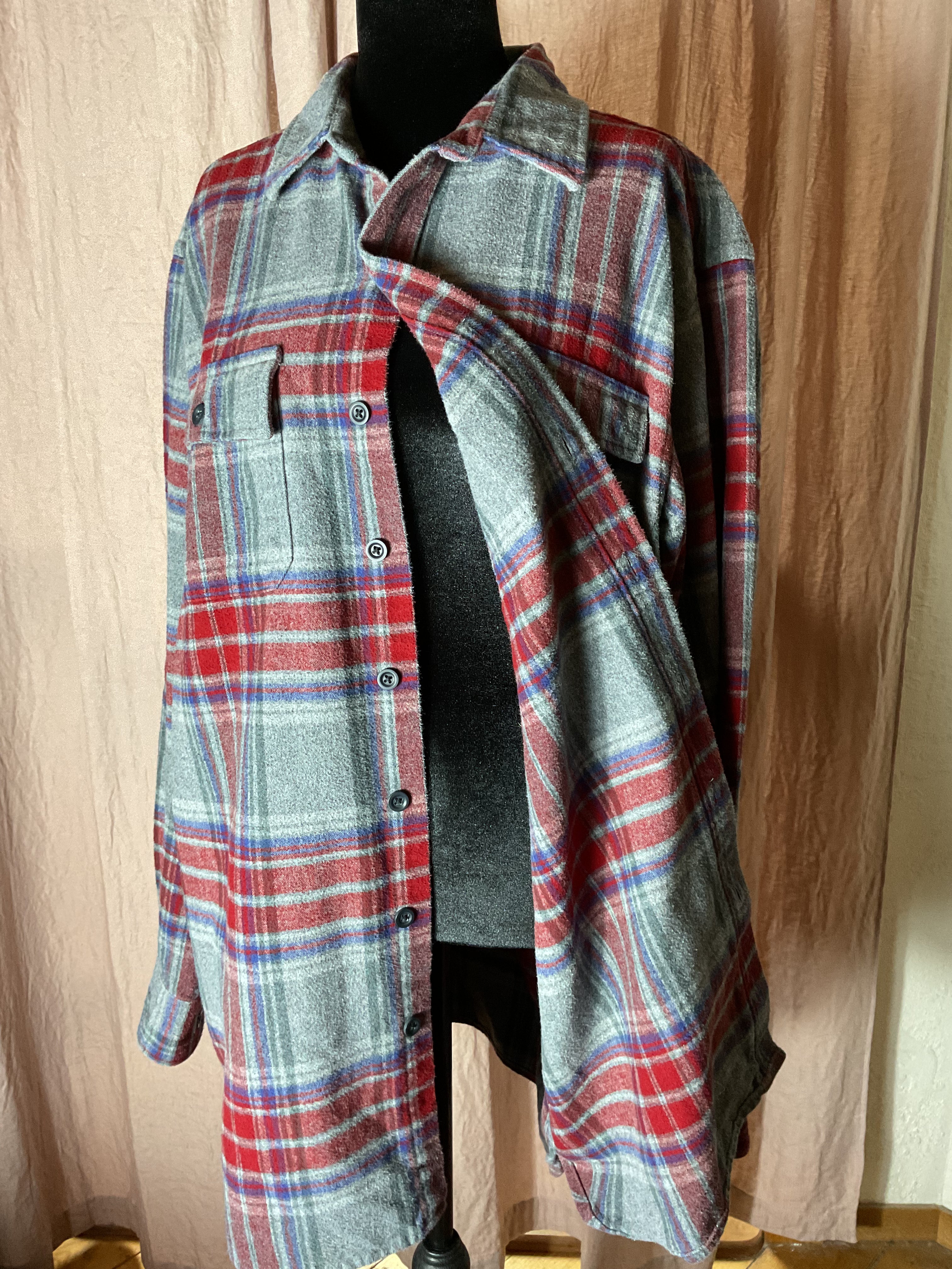 L.L. Bean Traditional Fit Plaid Flannel Shirt - Size L-Tall