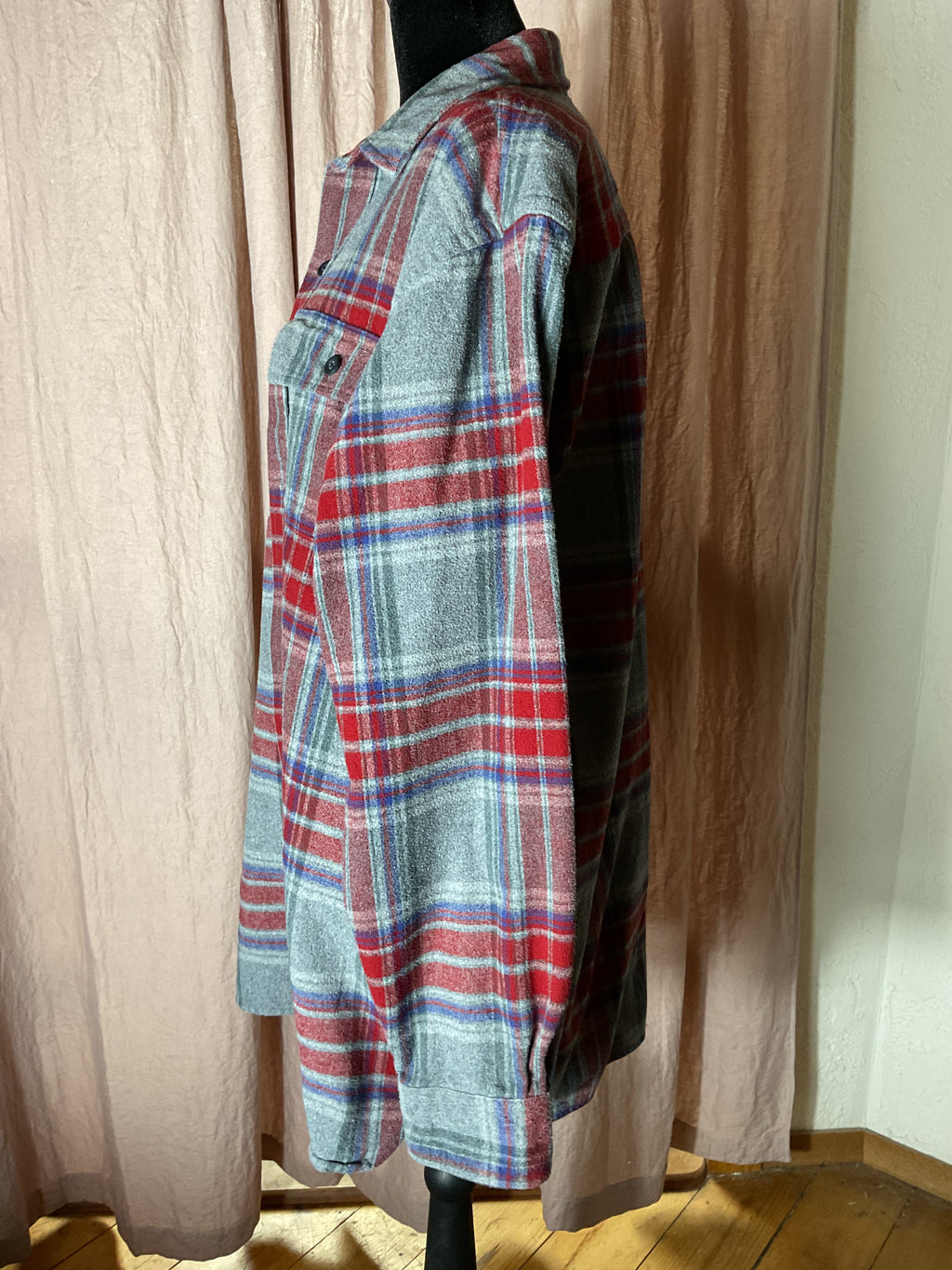L.L. Bean Traditional Fit Plaid Flannel Shirt - Size L-Tall