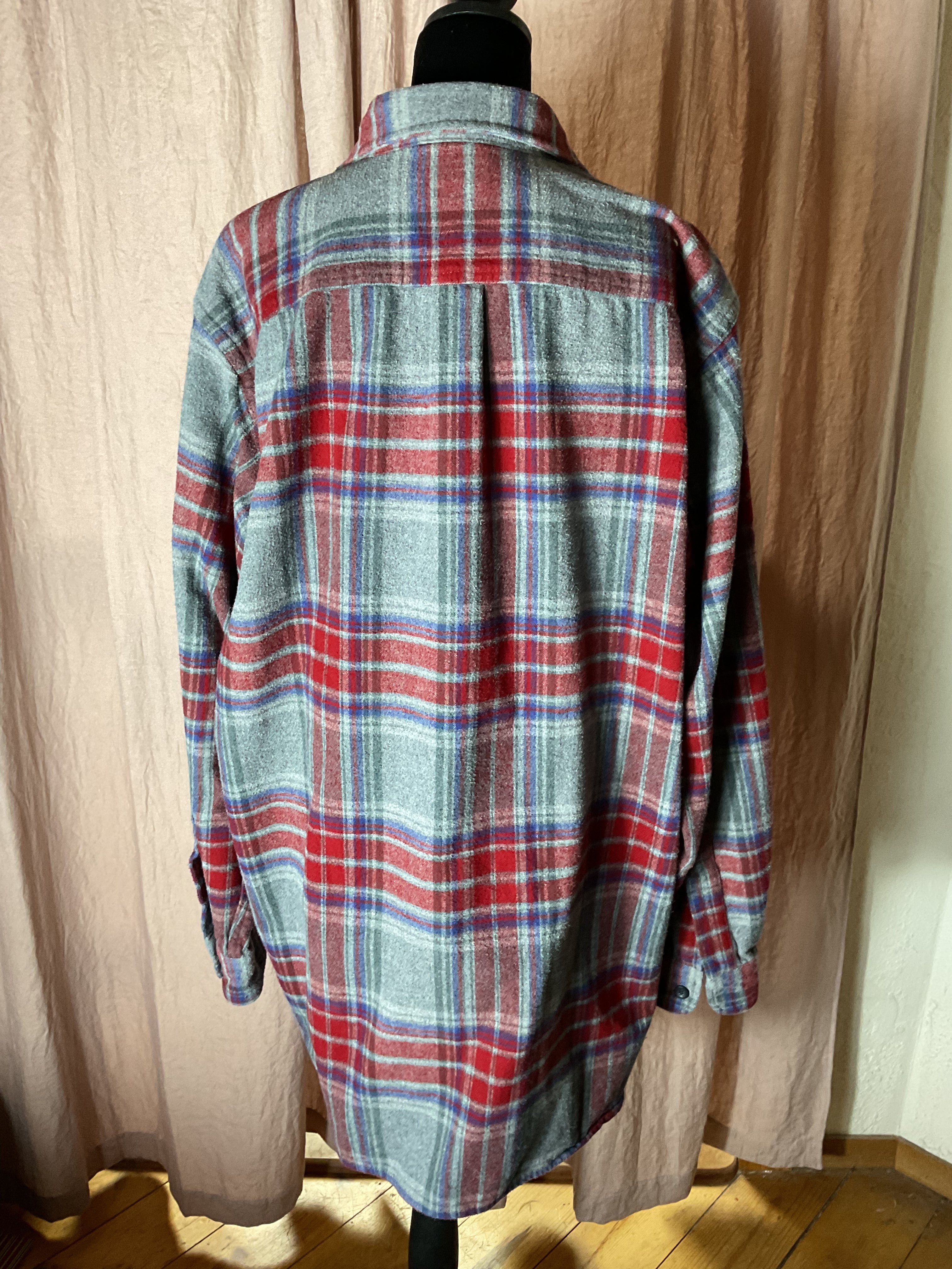 L.L. Bean Traditional Fit Plaid Flannel Shirt - Size L-Tall