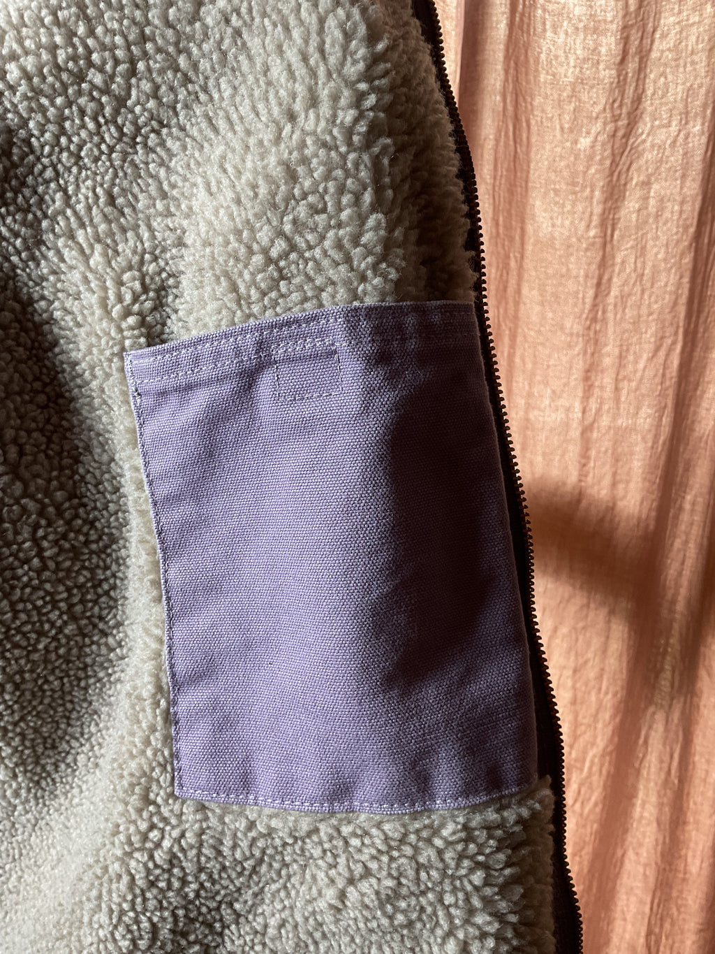 Carhartt WJ141 Dusty Purple Sherpa Lined Jacket