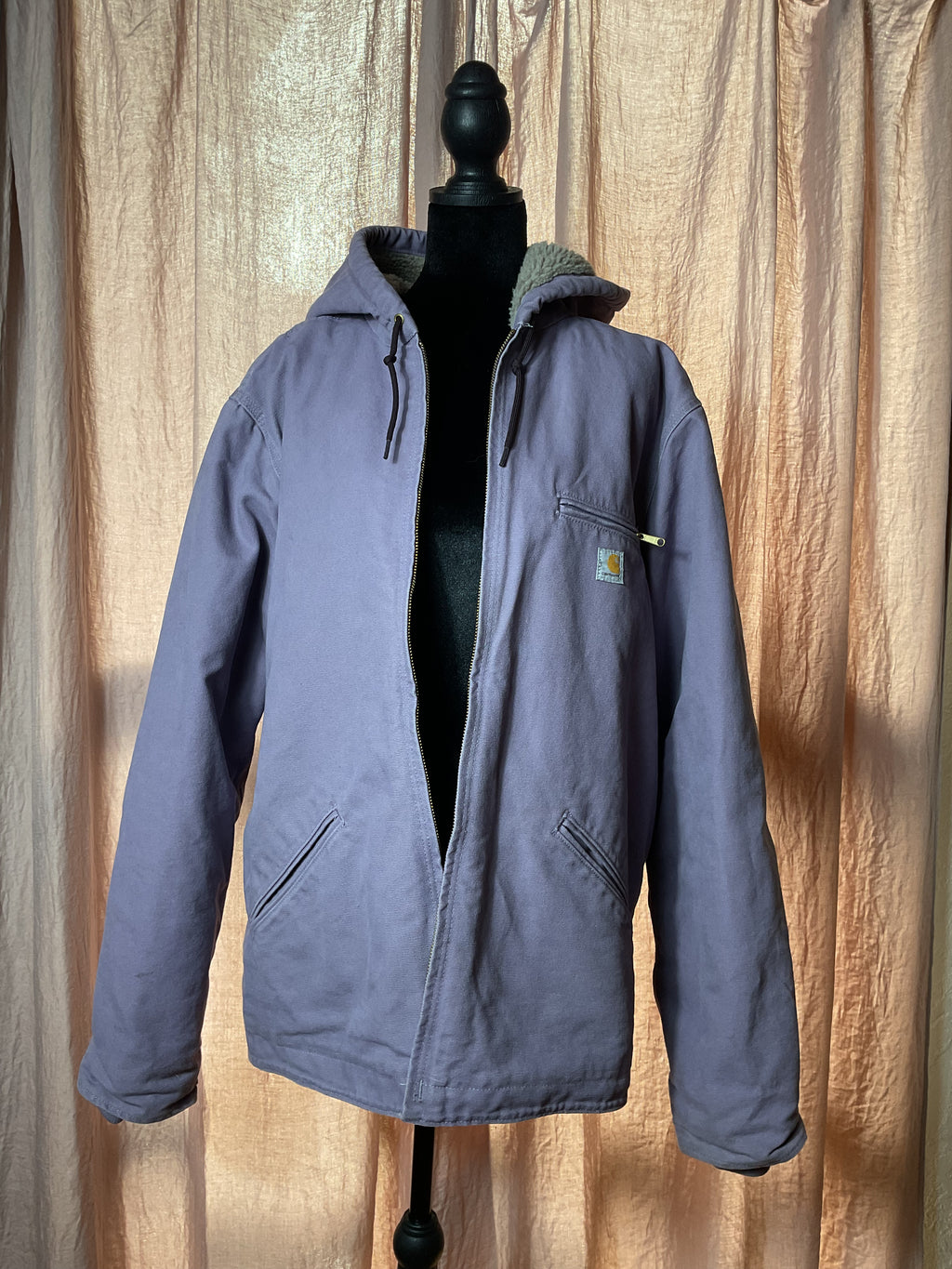 Carhartt WJ141 Dusty Purple Sherpa Lined Jacket