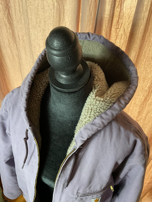 Carhartt WJ141 Dusty Purple Sherpa Lined Jacket