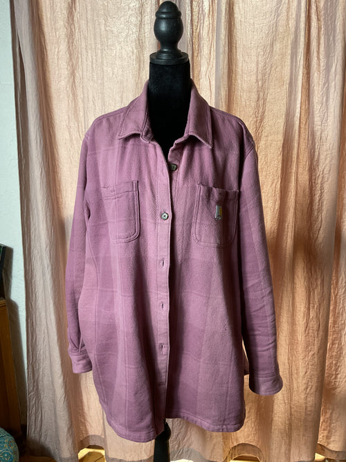 Carhartt TW6450-W Women’s XL Dusty Rose Canvas Shirt Jacket