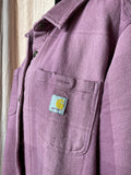 Carhartt TW6450-W Women’s XL Dusty Rose Canvas Shirt Jacket