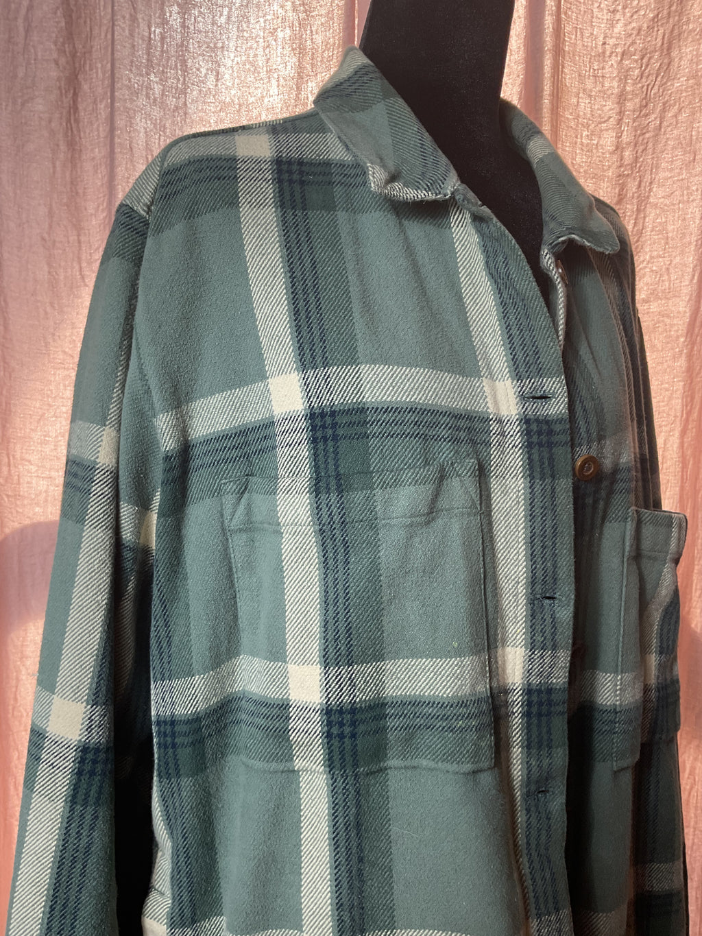 Fjallraven Canada Shirt Women's XL Green Plaid Wool Blend Shacket