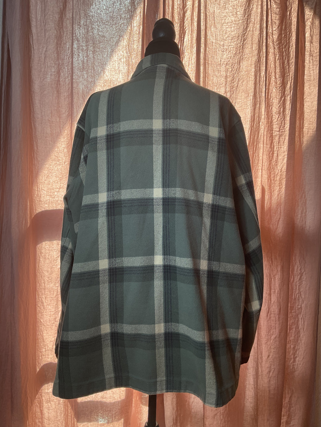 Fjallraven Canada Shirt Women's XL Green Plaid Wool Blend Shacket