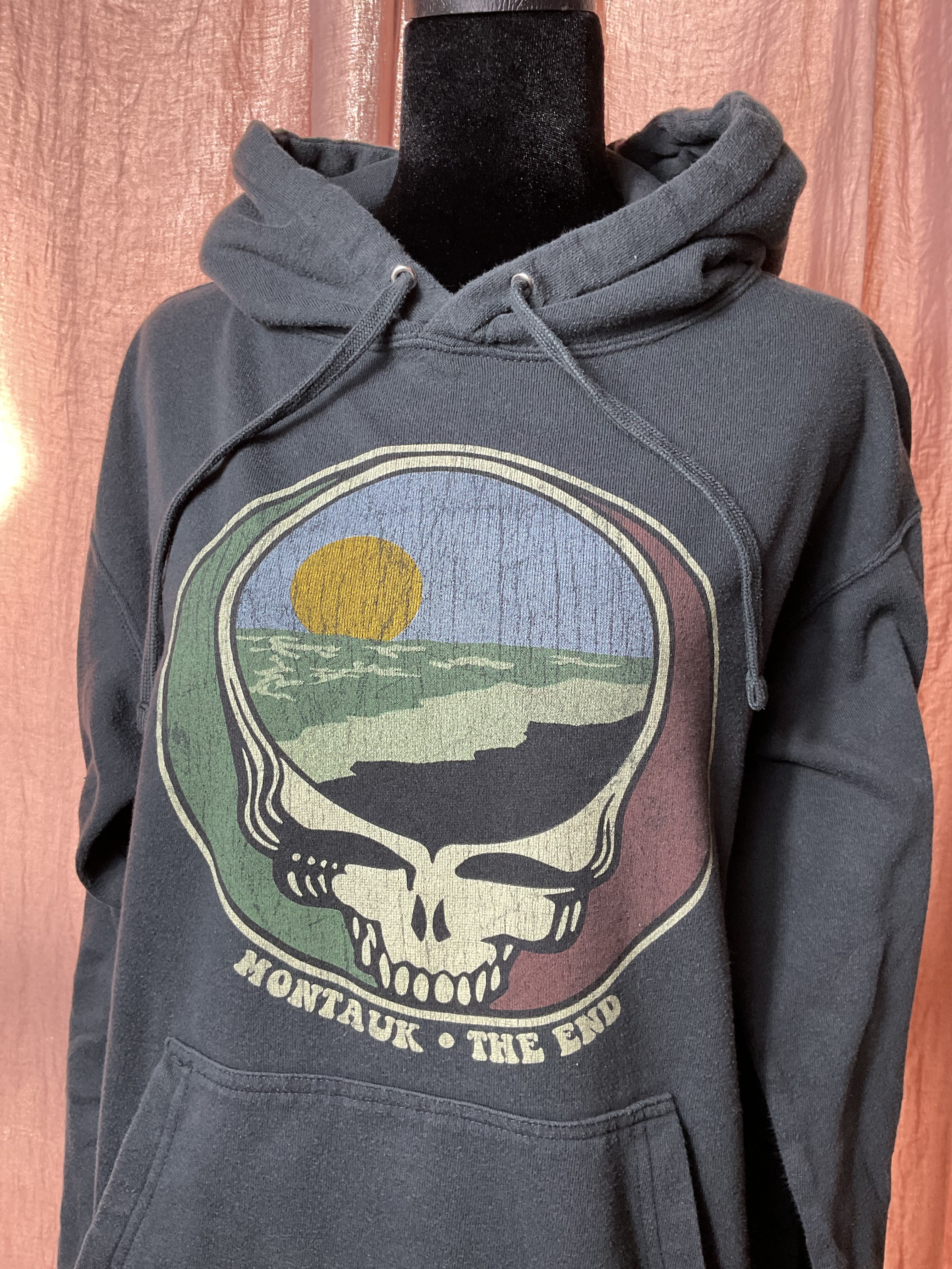 Grateful Dead Montauk The End Steal Your Face Hoodie Techstyles