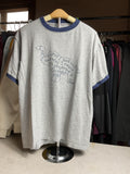 Dr Seuss Men's Medium Gray Ringer Tee Horton Elephant Quote