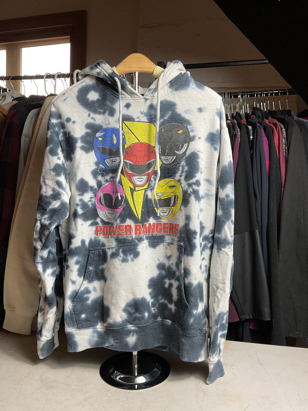 Power Rangers Tie Dye Hoodie - Medium