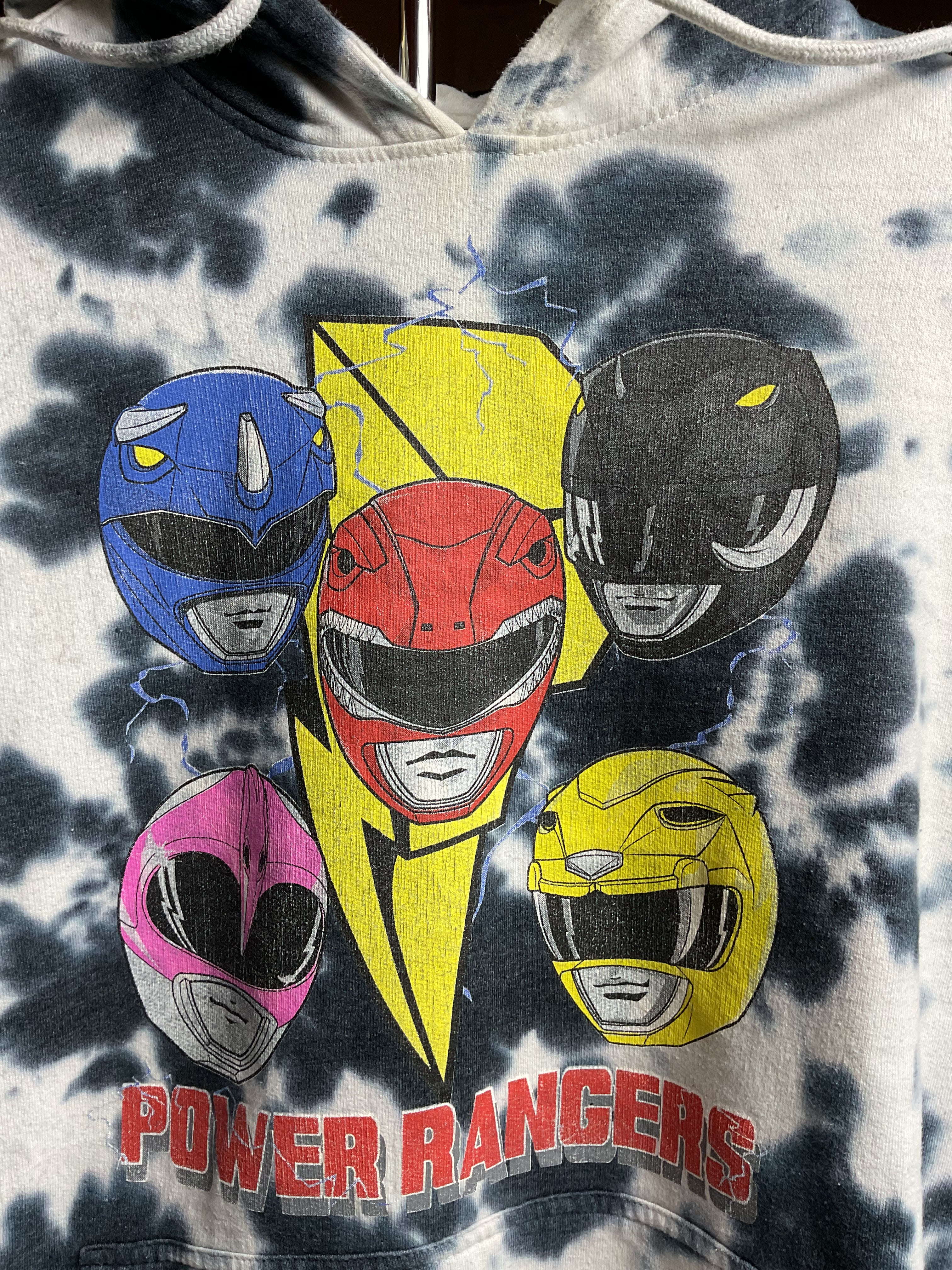 Power Rangers Tie Dye Hoodie - Medium