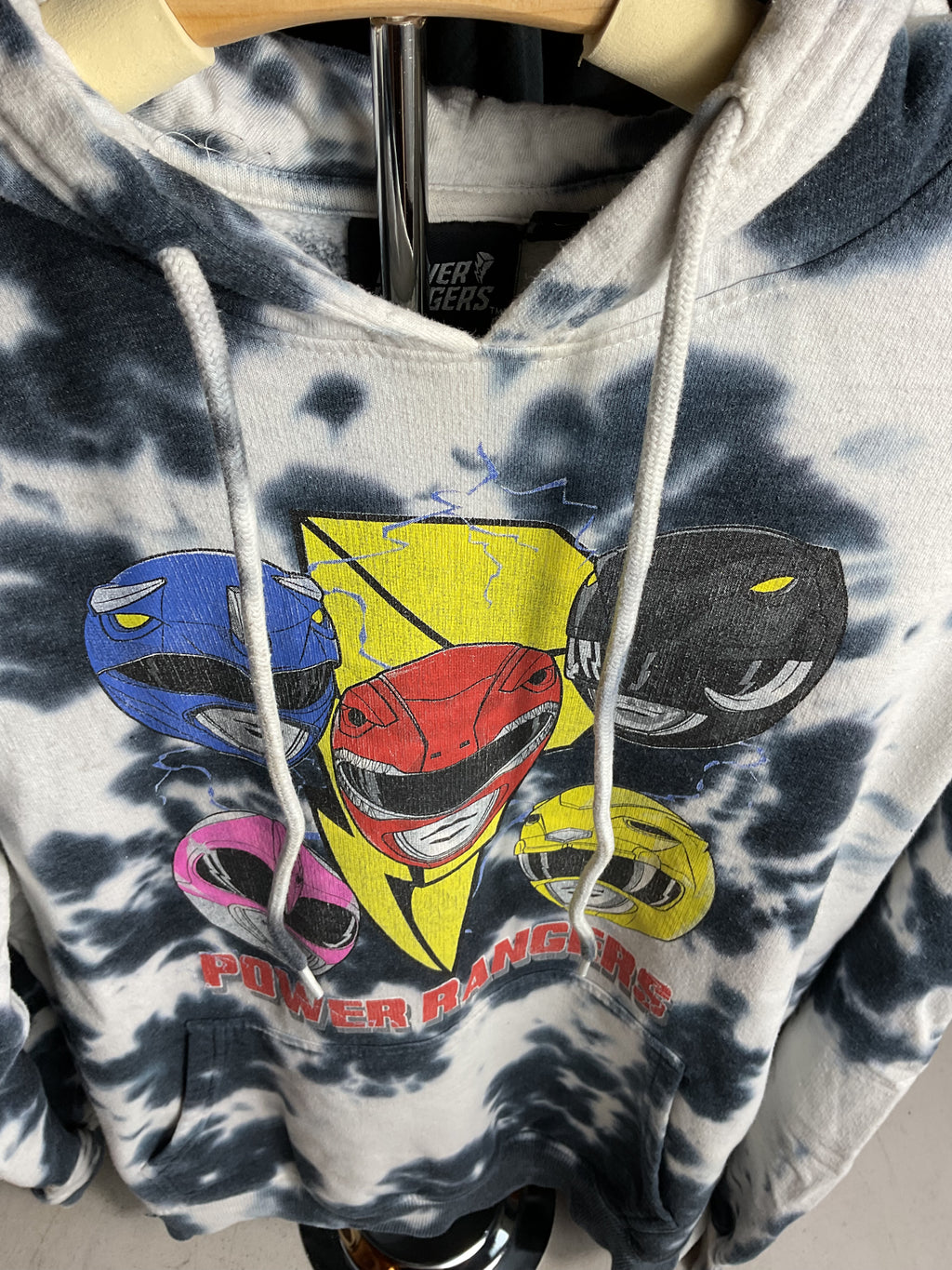 Power Rangers Tie Dye Hoodie - Medium