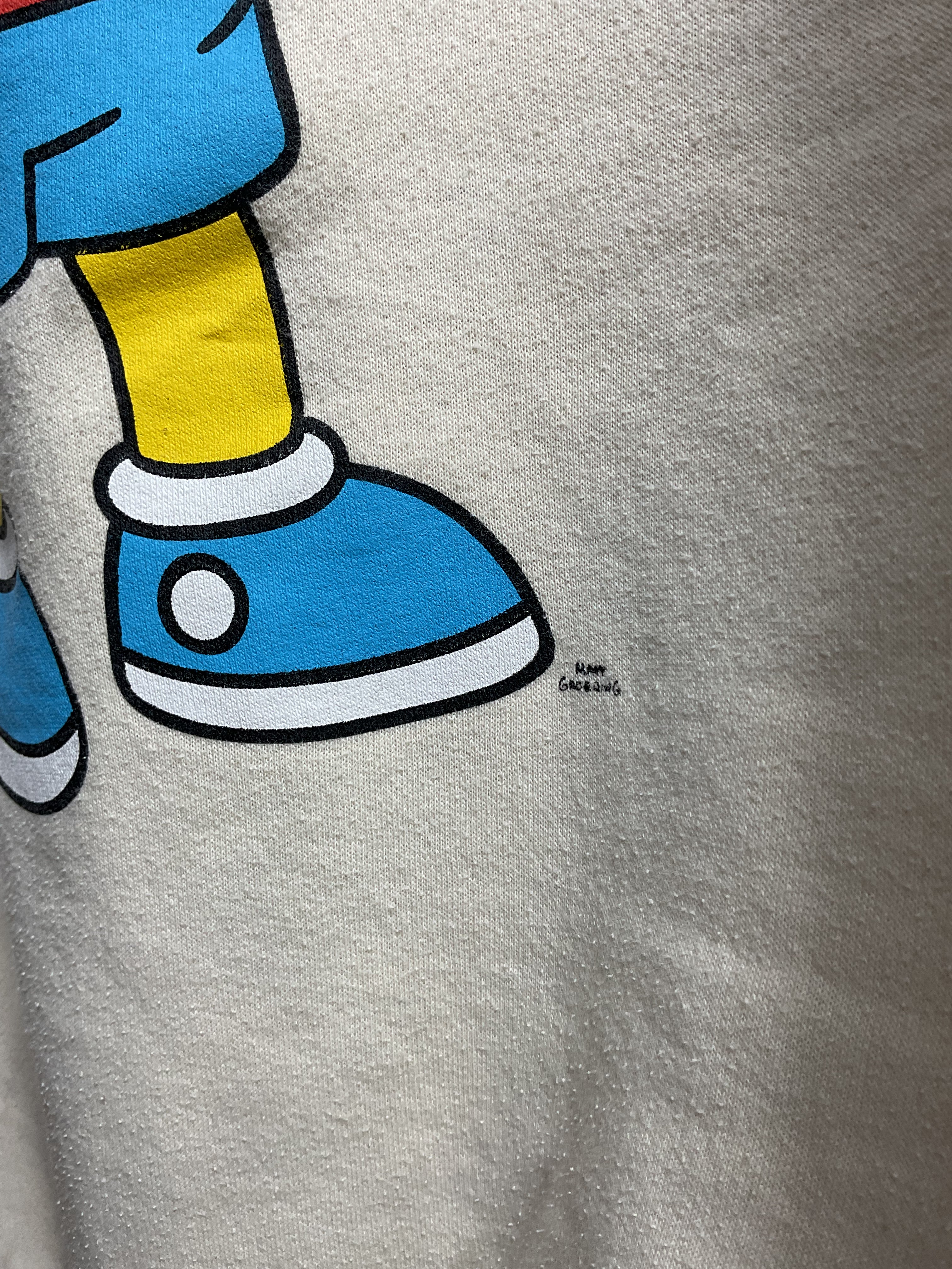 The Simpsons Bart Simpson Facepalm Hoodie Cream Medium