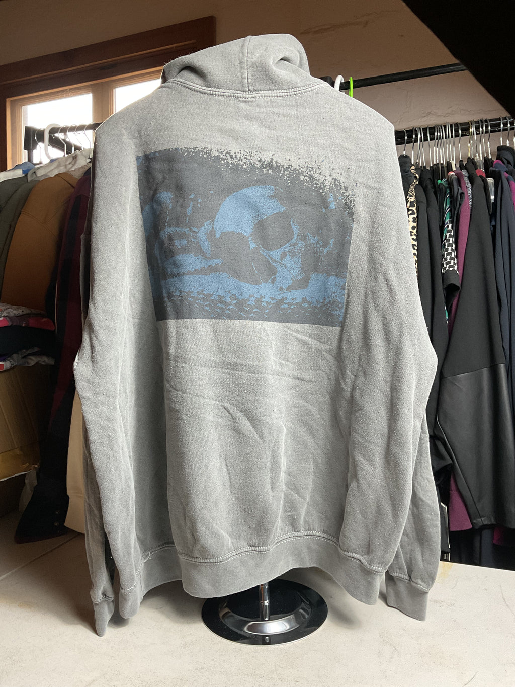 Metallica Hoodie Grey Wash Men’s Large