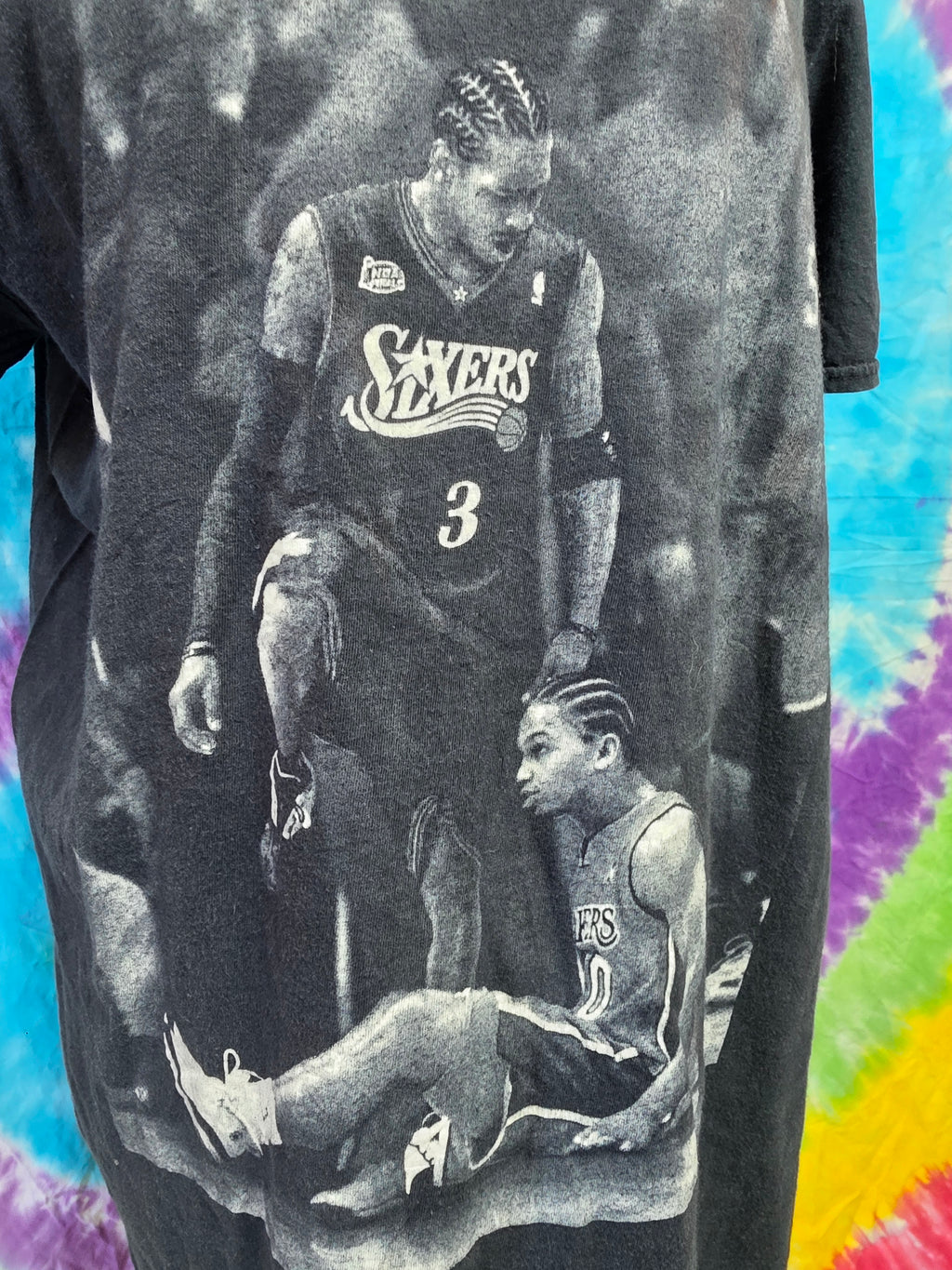 Allen Iverson Stepover Tyronn Lue CheesesteakTees M