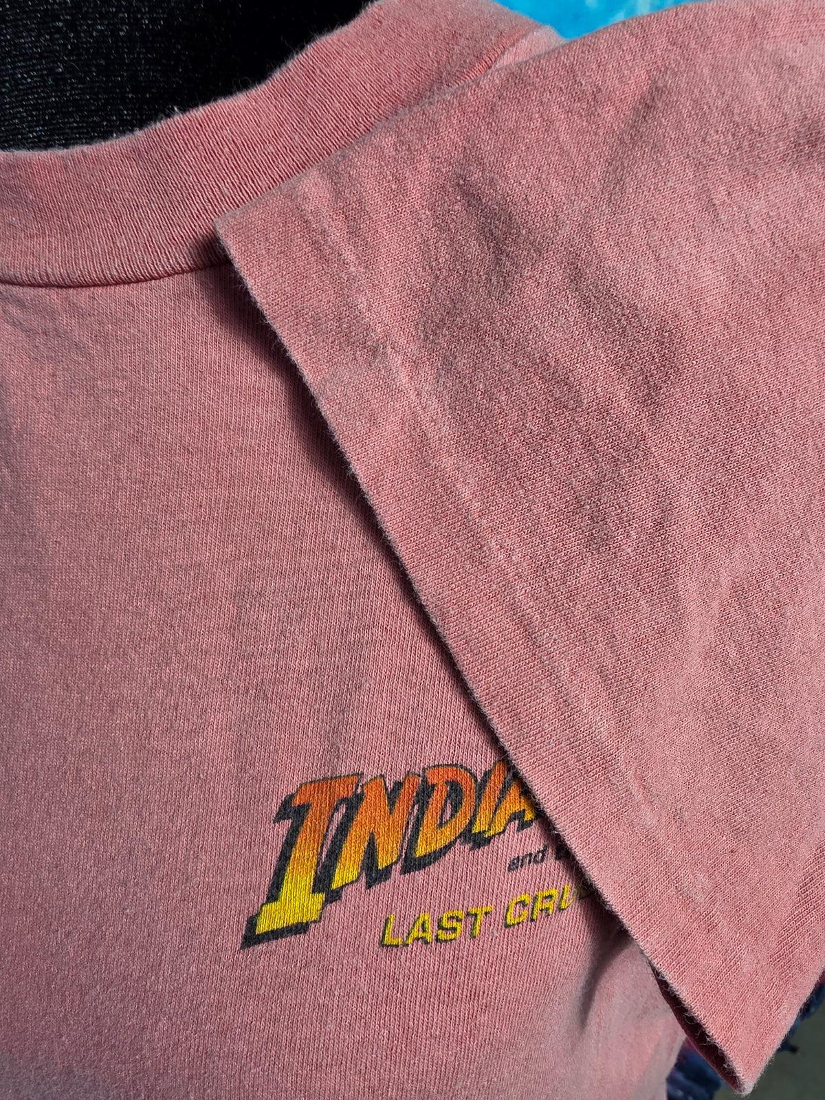 Vintage 1989 Indiana Jones Last Crusade Movie Promo Tee Small