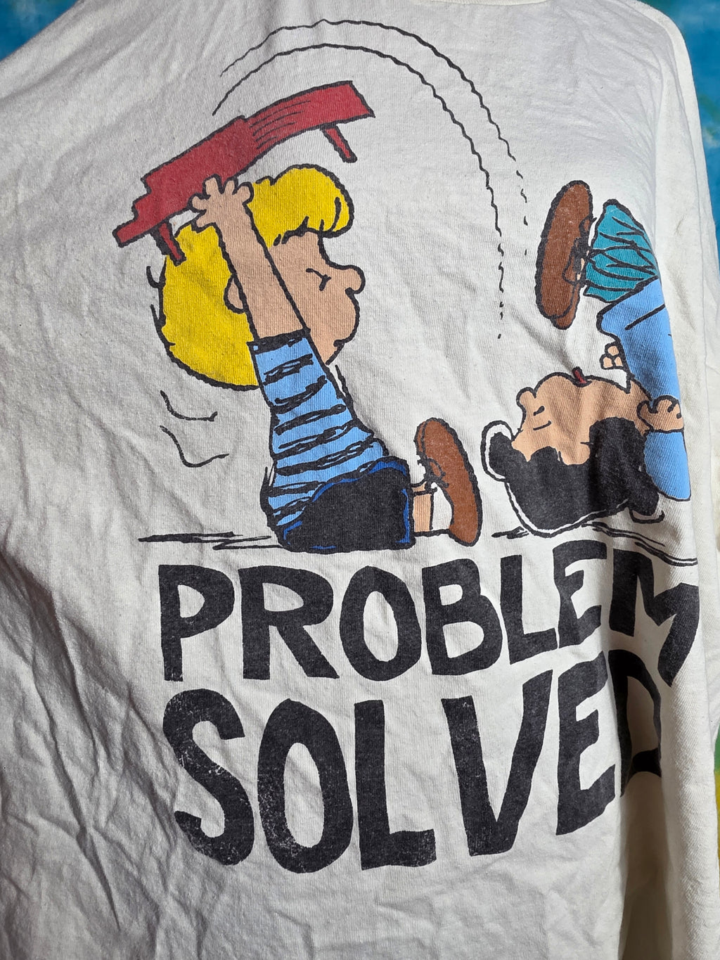 Vintage Peanuts Schroeder Lucy Piano Problem Solved T Shirt 2XL