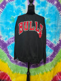 Ultra Game NBA Chicago Bulls Crewneck Sweatshirt Black Small
