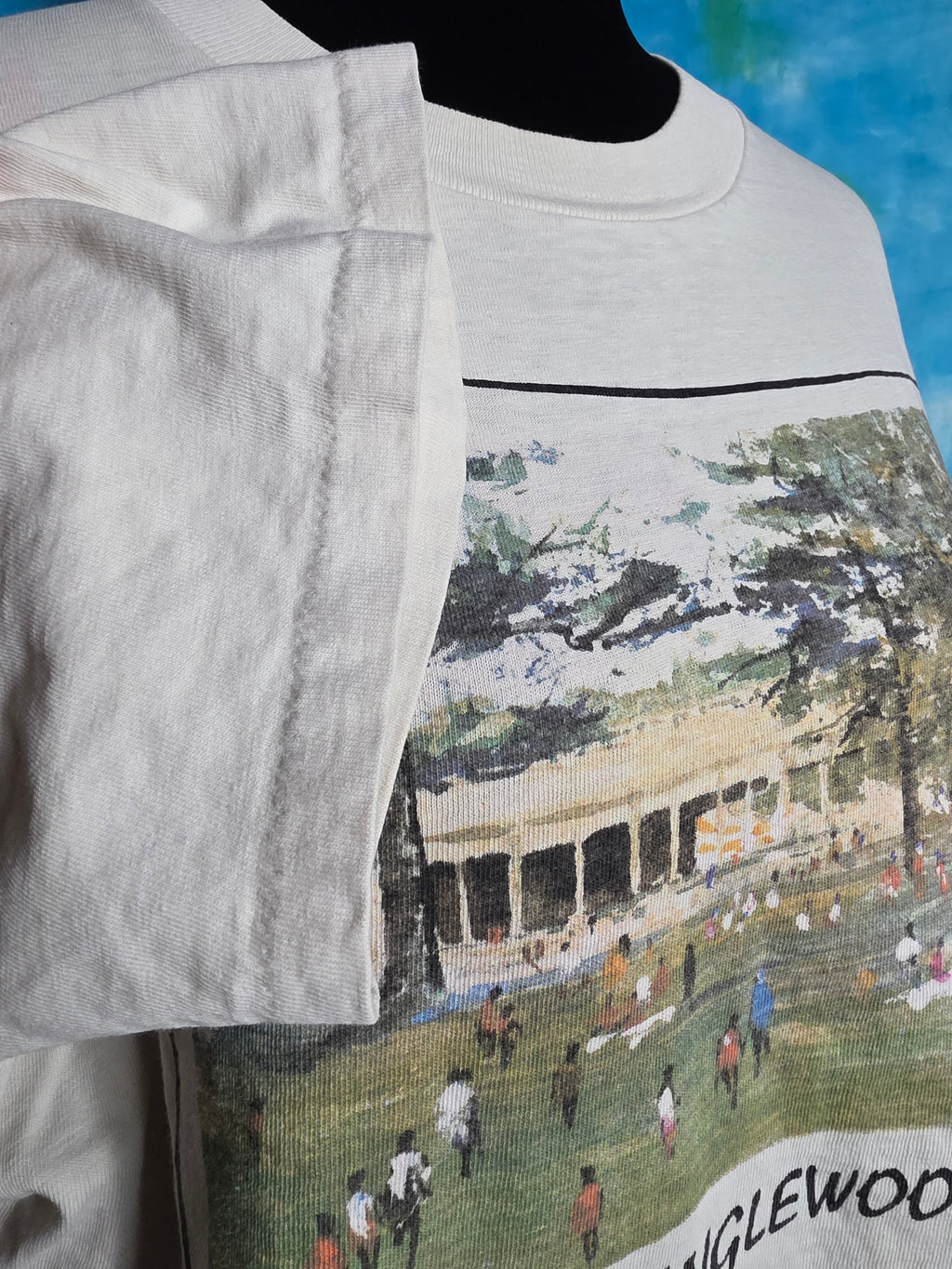 Vintage Tanglewood Lawn Music Center Art T-Shirt Large 90s