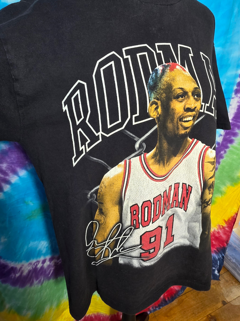 Vintage Dennis Rodman Chicago Bulls Playerytees Shirt