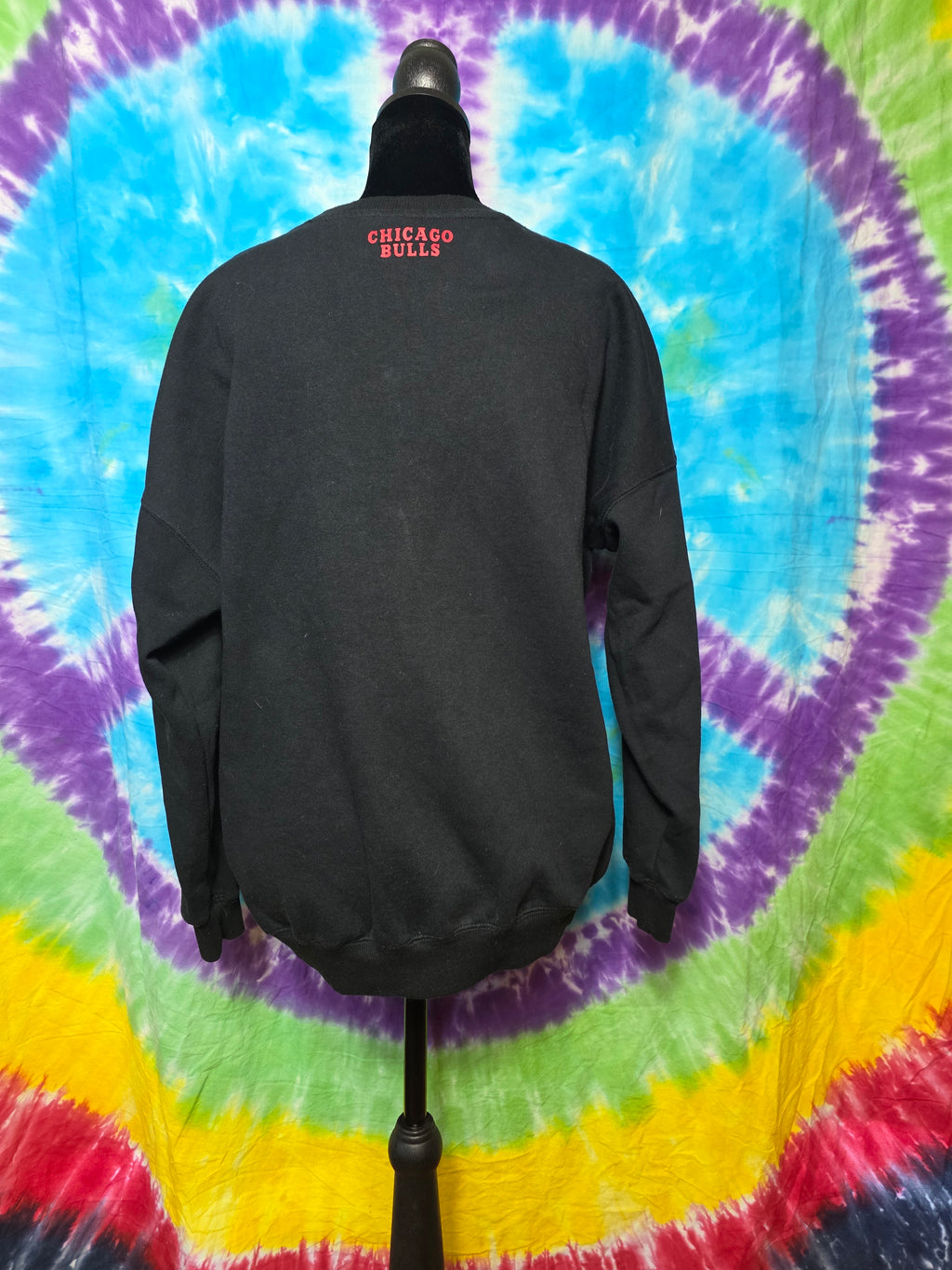 Ultra Game NBA Chicago Bulls Crewneck Sweatshirt Black Small