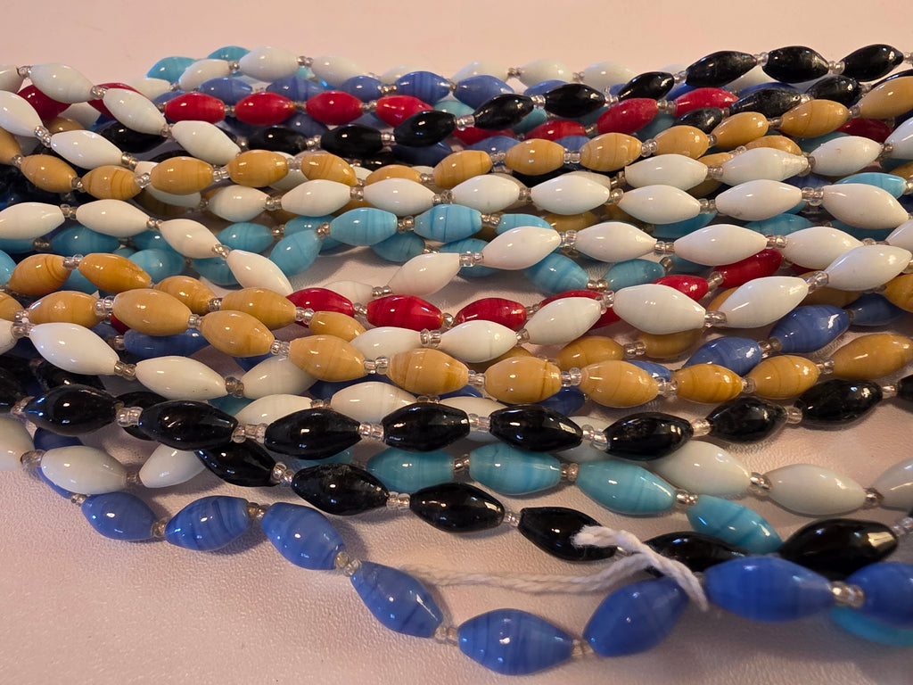 Vintage Lampwork Glass Bead Necklace Bundle - 12 Strands