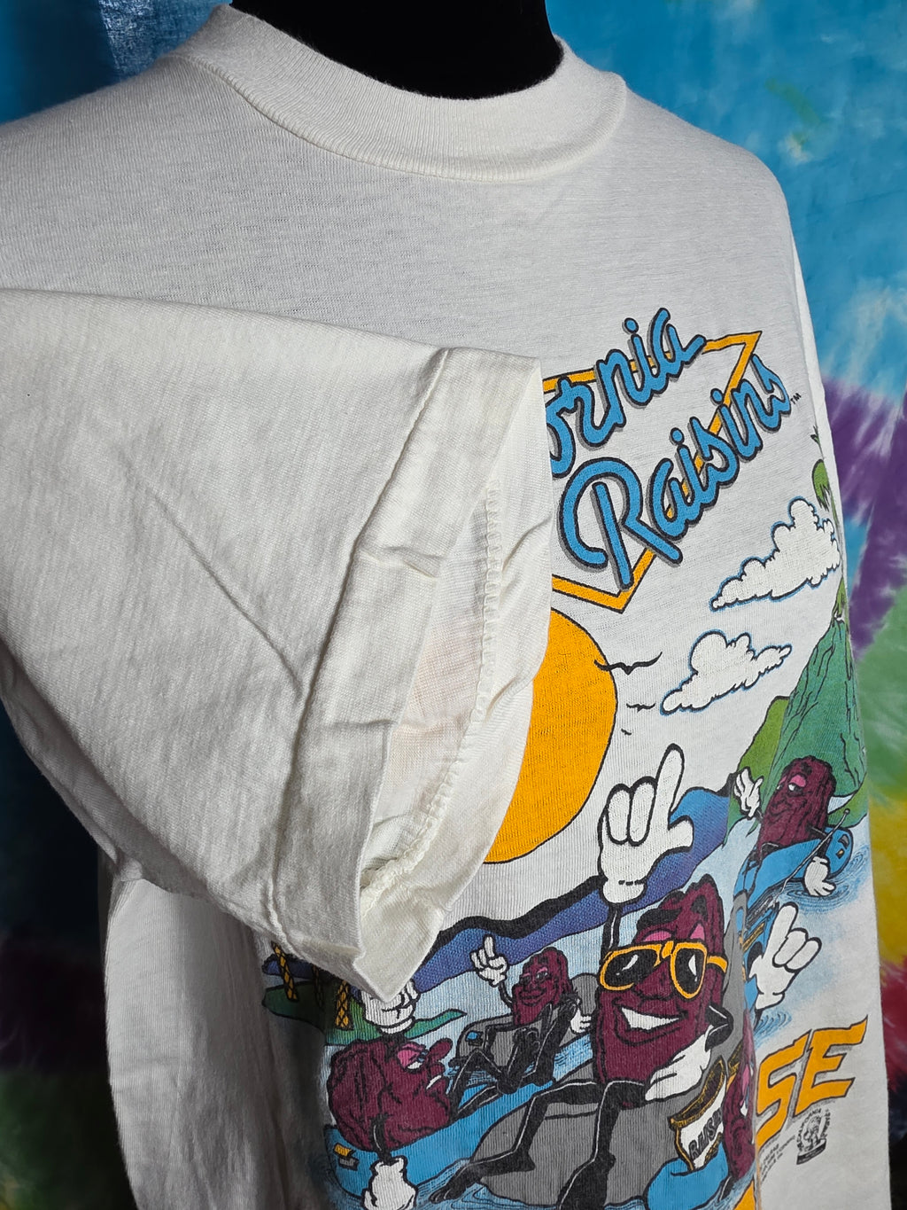 Vintage 1987 California Raisins In Paradise Shirt L Single Stitch