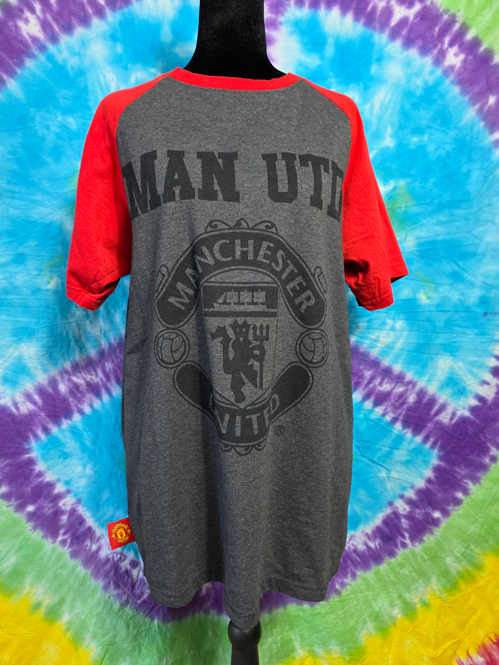 Vintage 1997 Manchester United Raglan Soccer Shirt