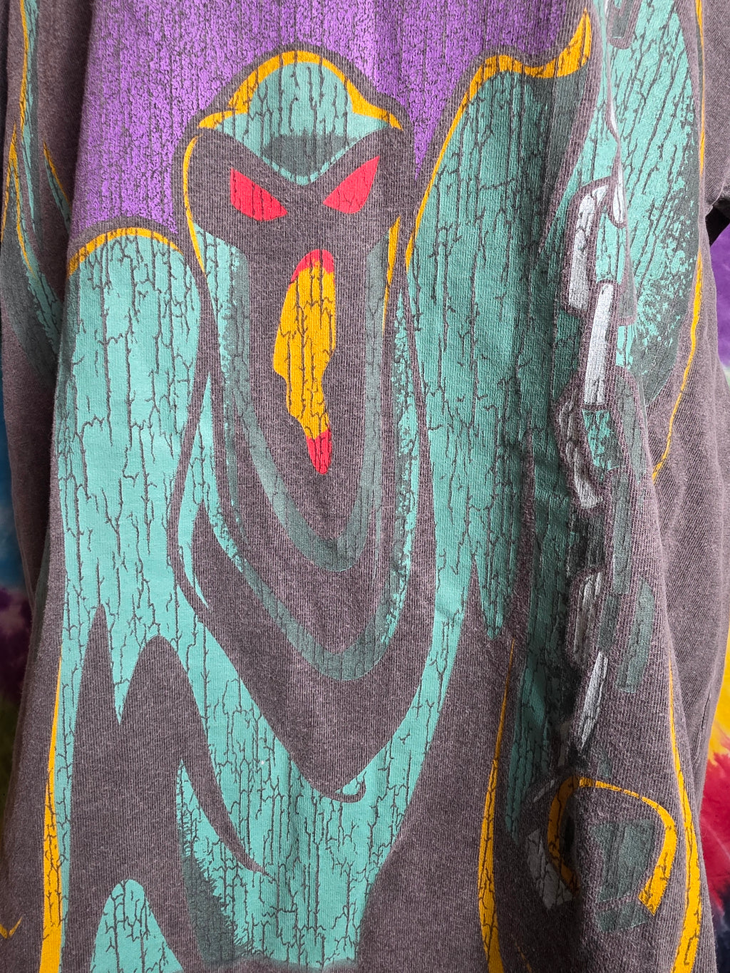 Scooby-Doo Phantom Shadow Lost Enterprises Graphic Tee Small Gray