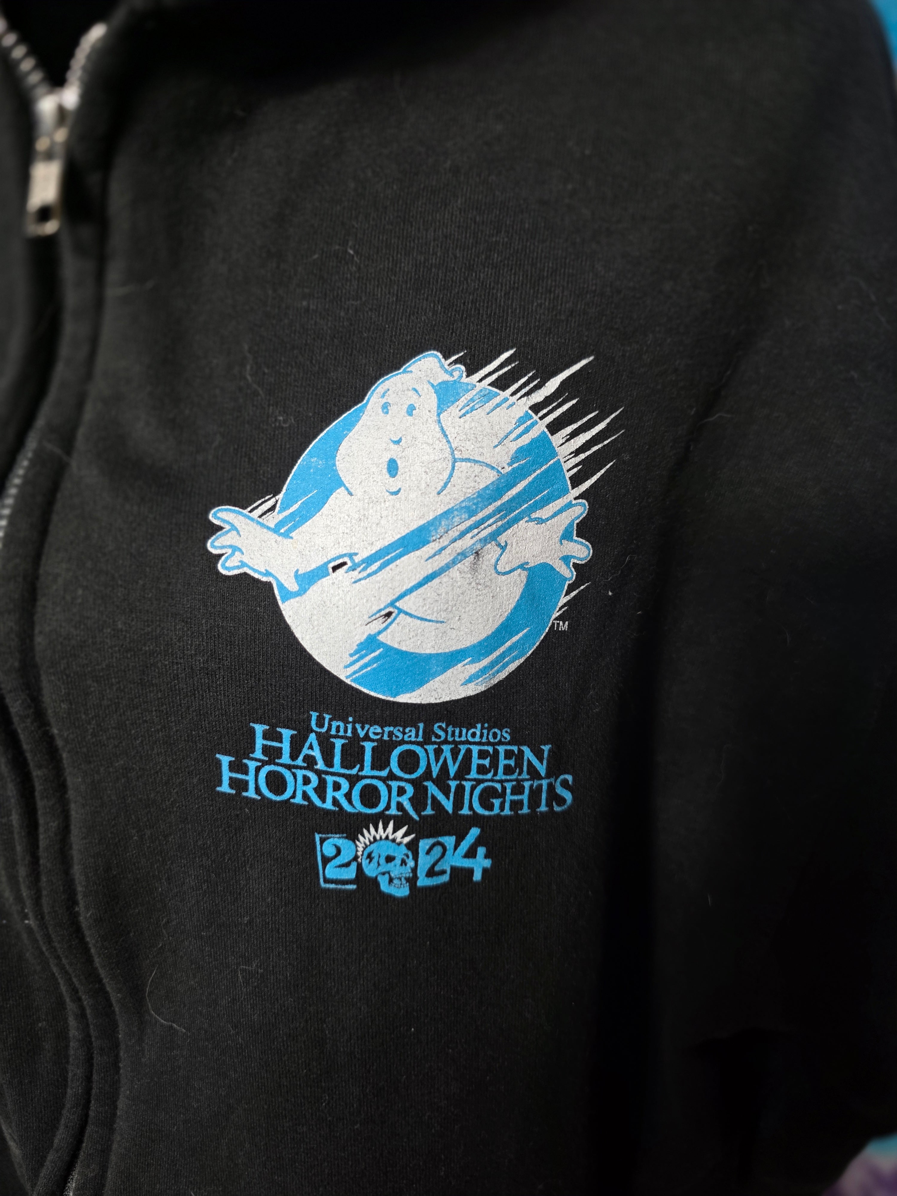 2024 Universal Studios Halloween Horror Nights Ghostbusters Hoodie L