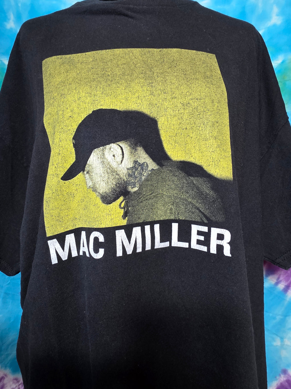 Mac Miller Vintage Graphic Tee Black XL Rap Merch